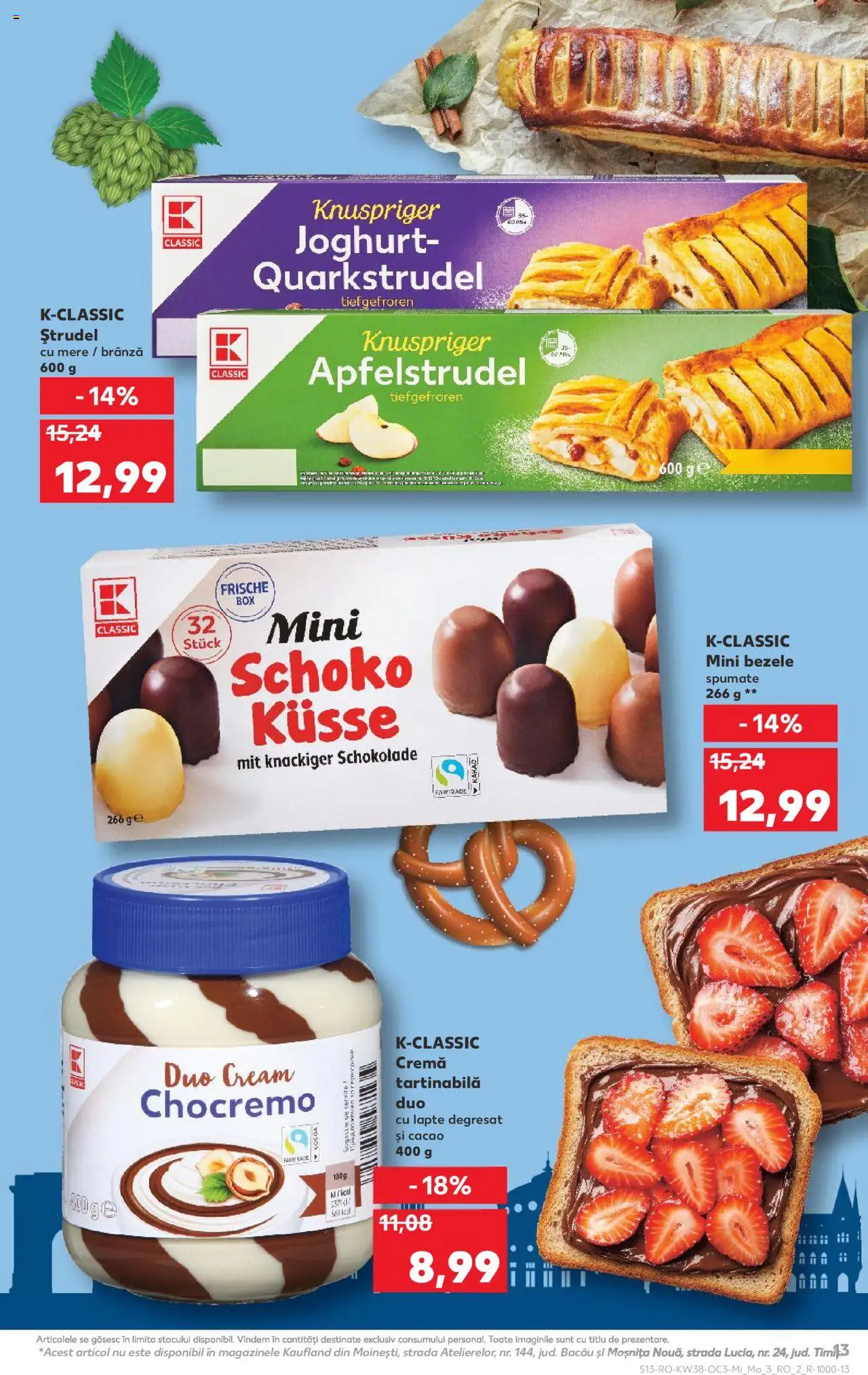 Catalog Kaufland 17 - 22 Septembrie 2025 | Pagina 13 | Produse: Ștrudel, Brânză, Cacao, Cremă tartinabilă