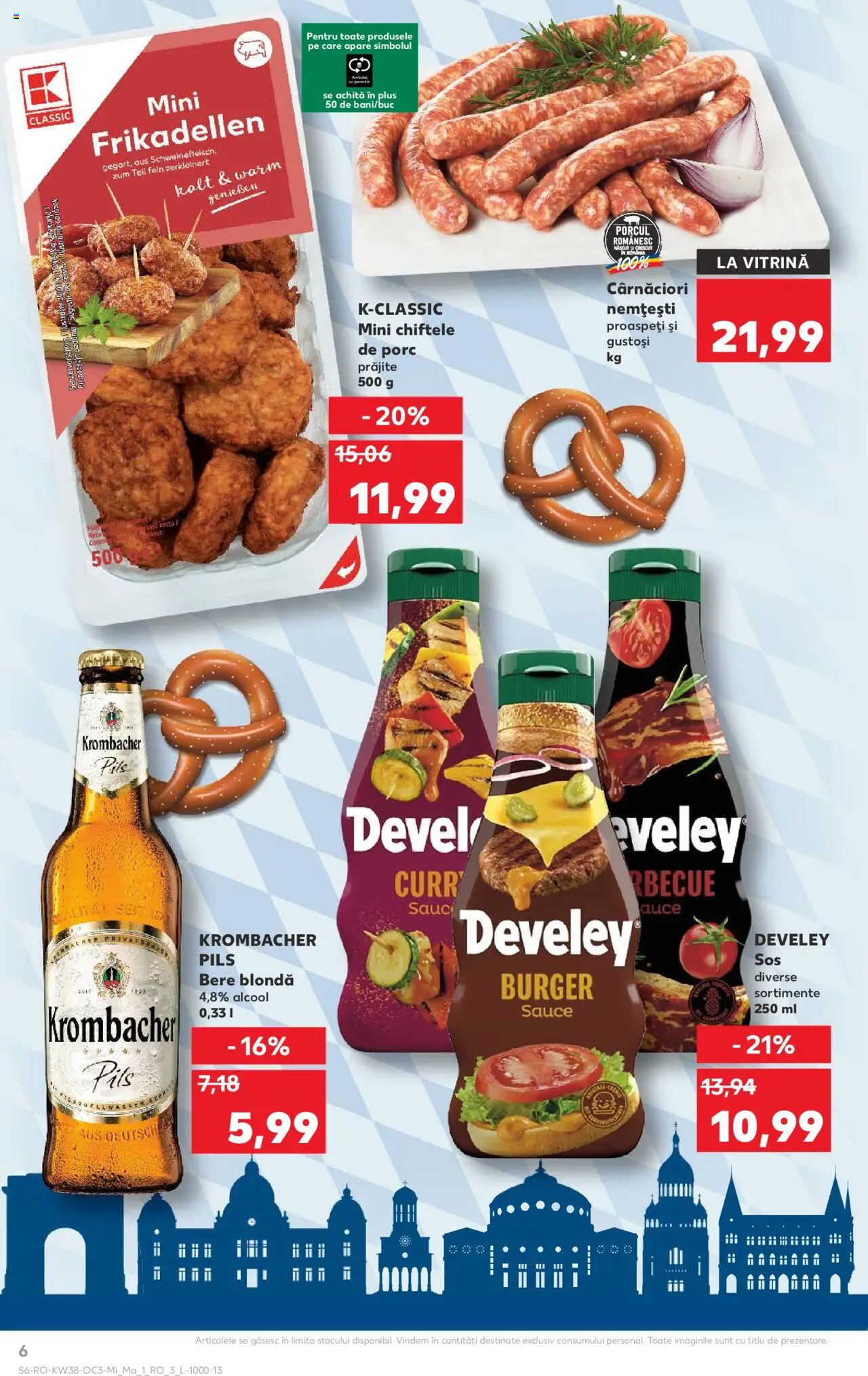 Catalog Kaufland 17 - 22 Septembrie 2025 | Pagina 6 | Produse: Vitrină, Bere, Chiftele, Sos