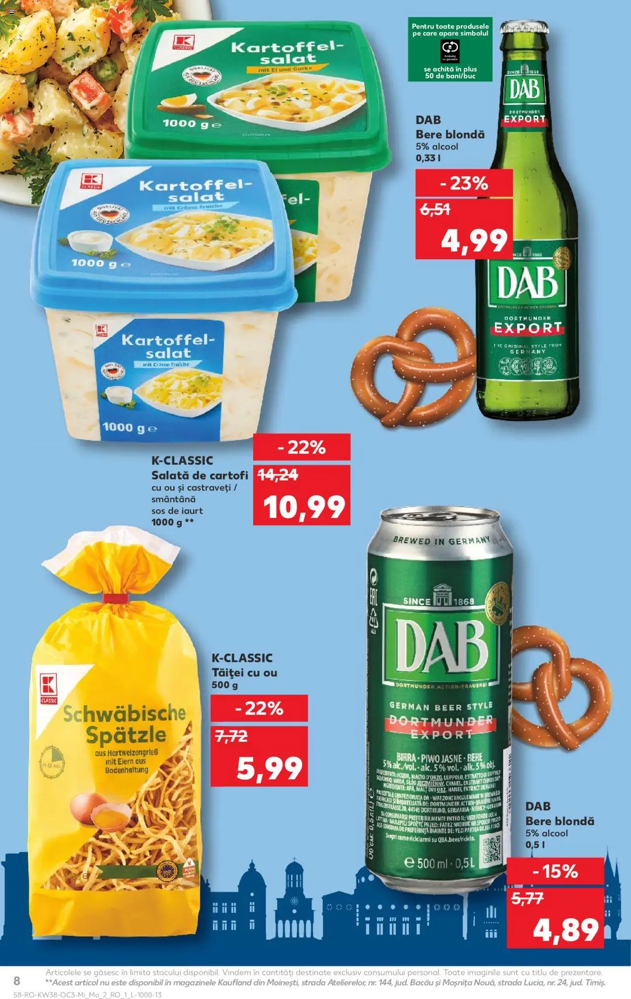 Catalog Kaufland 17 - 22 Septembrie 2025 | Pagina 8 | Produse: Iaurt, Castraveți, Cartofi, Sos