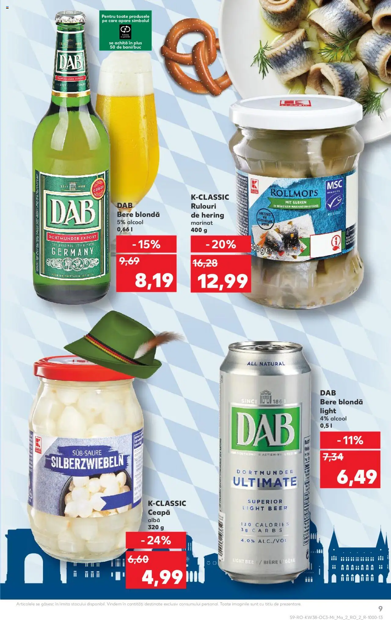 Catalog Kaufland 17 - 22 Septembrie 2025 | Pagina 9 | Produse: Bere, Ceapă