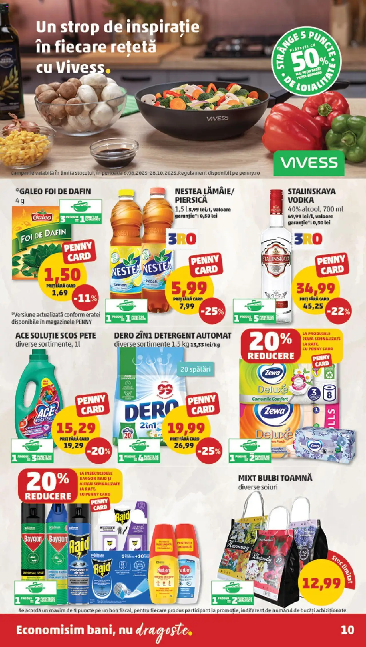 Catalog PENNY Market 17 - 22 Septembrie 2025 | Pagina 10 | Produse: Piersică, Kedi Ödül Oyuncakları, Detergent, Vodka