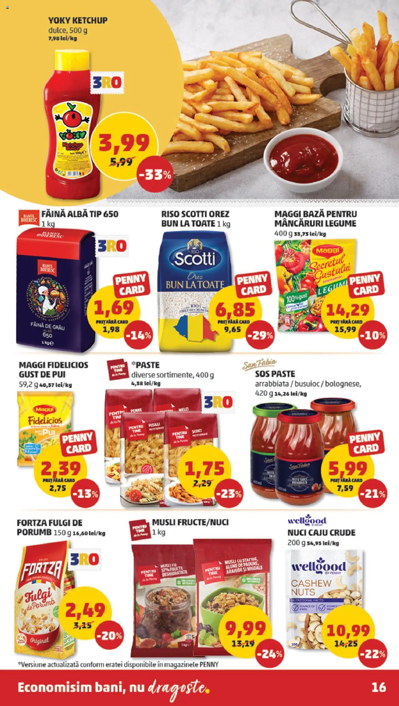 Catalog PENNY Market 17 - 22 Septembrie 2025 | Pagina 16 | Produse: Noodles, Nuci, Fulgi, Sos