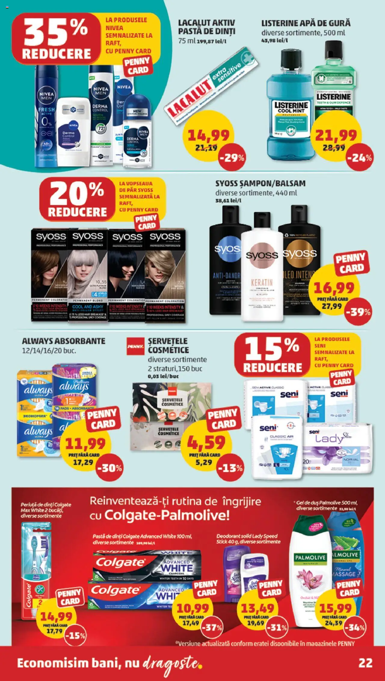Catalog PENNY Market 17 - 22 Septembrie 2025 | Pagina 22 | Produse: Pară, Duș, Apă de gură, Apă