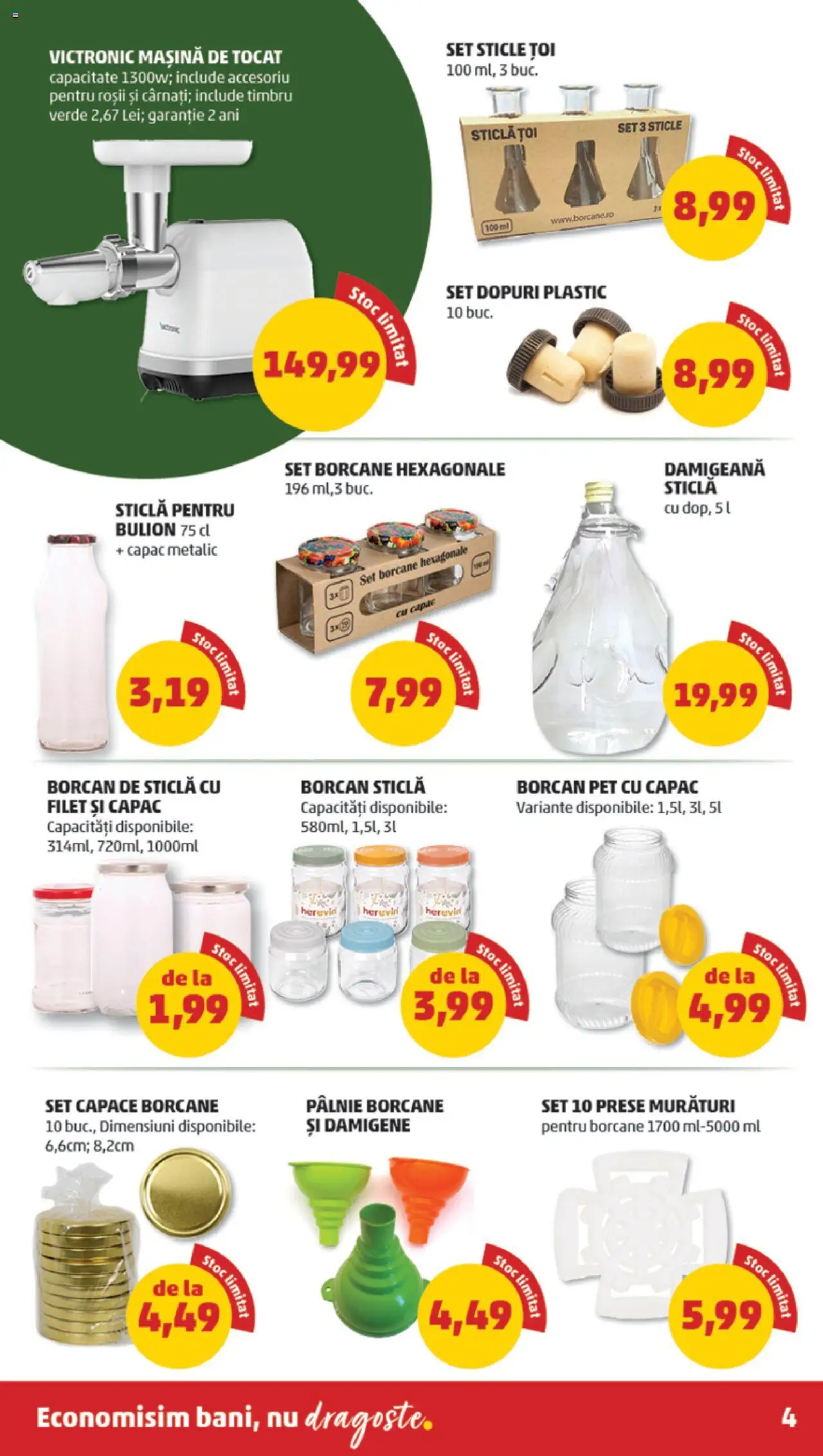 Catalog PENNY Market 17 - 22 Septembrie 2025 | Pagina 4 | Produse: Mașină de tocat, Borcan, Roșii