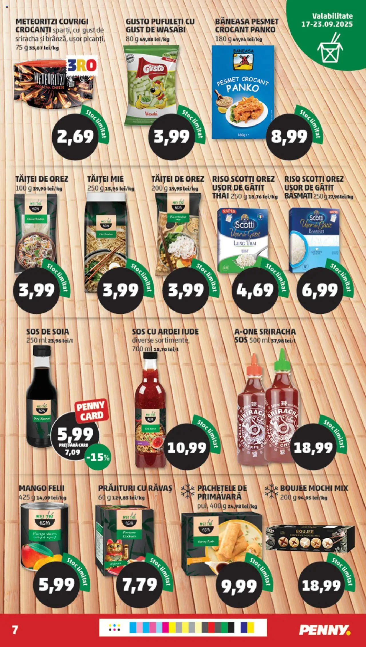 Catalog PENNY Market 17 - 22 Septembrie 2025 | Pagina 7 | Produse: Ardei, Orez, Sos, Mango