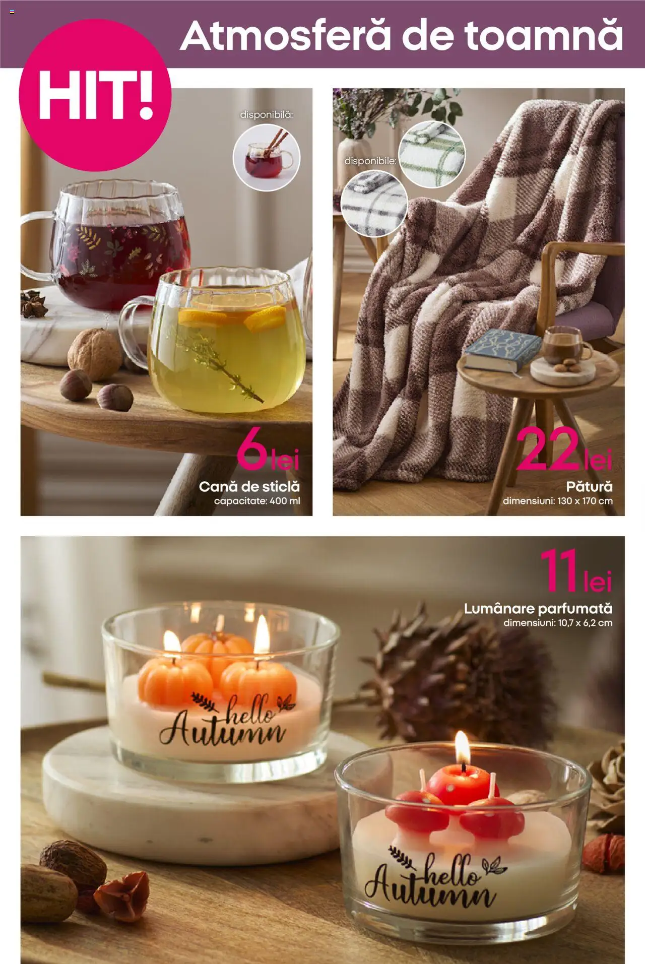 Catalog Pepco 18 - 23 Septembrie 2025 | Pagina 10 | Produse: Pătură, Lumânare