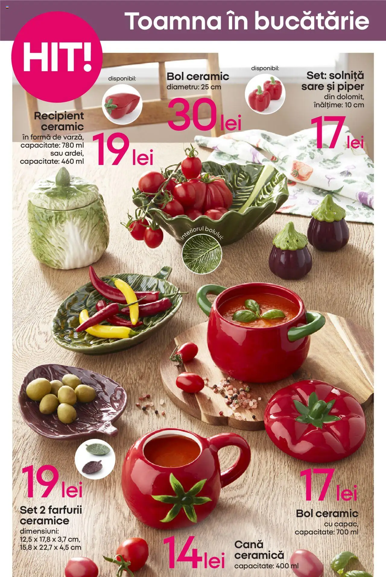 Catalog Pepco 18 - 23 Septembrie 2025 | Pagina 8 | Produse: Bol, Bucătărie, Sare, Piper