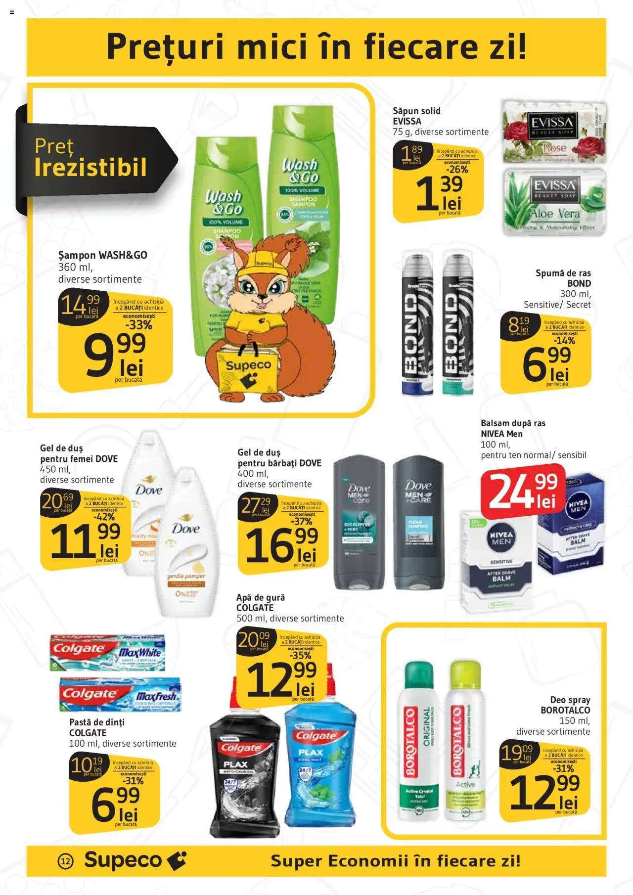 Catalog Supeco 18 - 30 Septembrie 2025 | Pagina 12 | Produse: Mici, Șampon, Balsam, Gel de duș