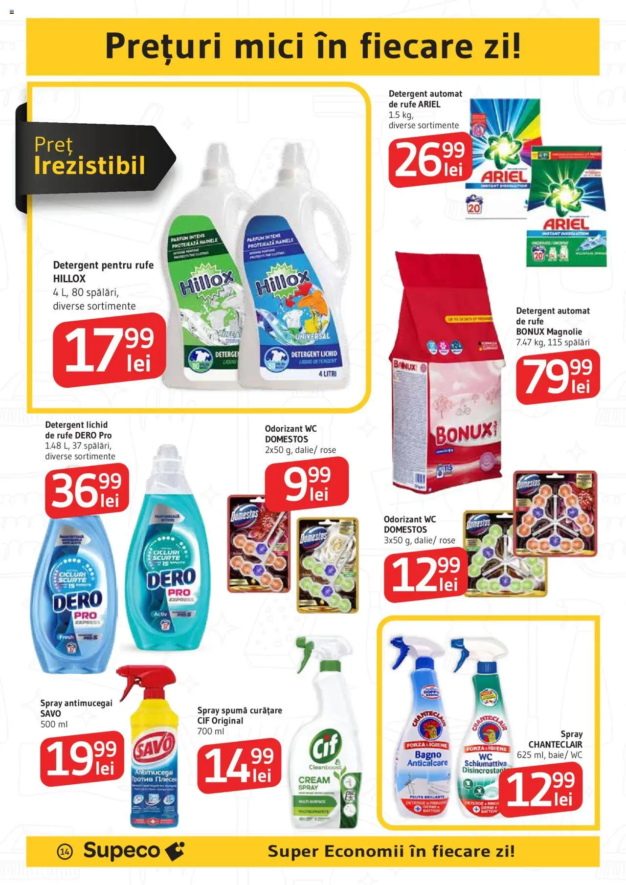 Catalog Supeco 18 - 30 Septembrie 2025 | Pagina 14 | Produse: Kedi Ödül Oyuncakları, Mici, Parfum, Detergent
