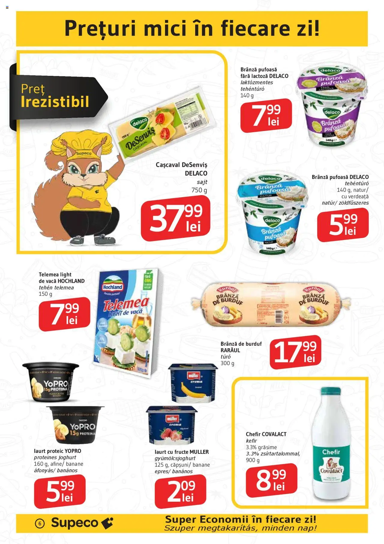 Catalog Supeco 18 - 30 Septembrie 2025 | Pagina 6 | Produse: Light Kedi Konservesi, Cașcaval, Brânză, Cremă