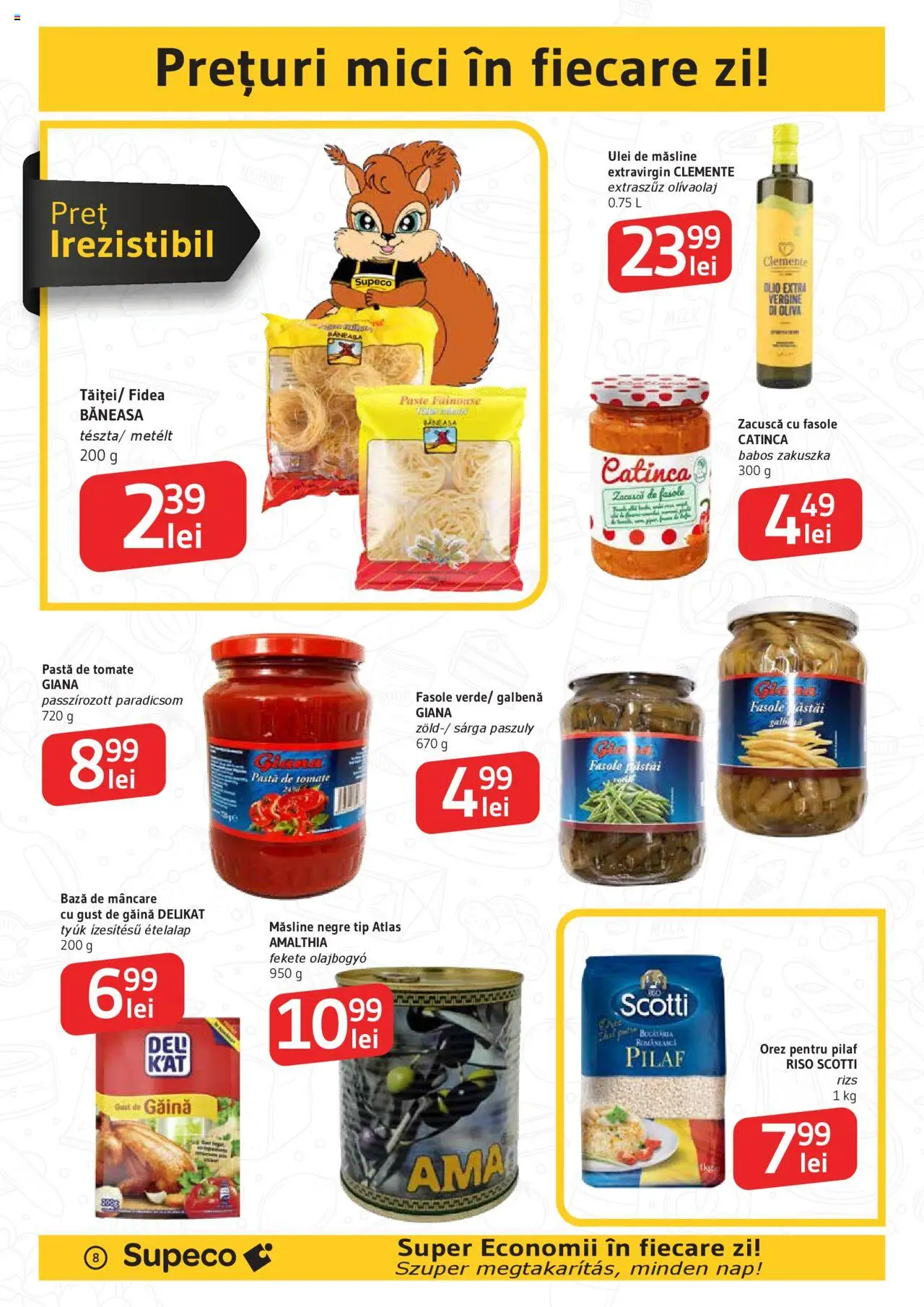Catalog Supeco 18 - 30 Septembrie 2025 | Pagina 8 | Produse: Măsline, Ulei, Orez, Paste