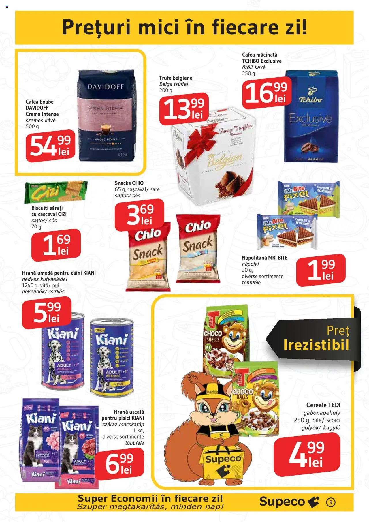 Catalog Supeco 18 - 30 Septembrie 2025 | Pagina 9 | Produse: Cașcaval, Mici, Cafea, Sare