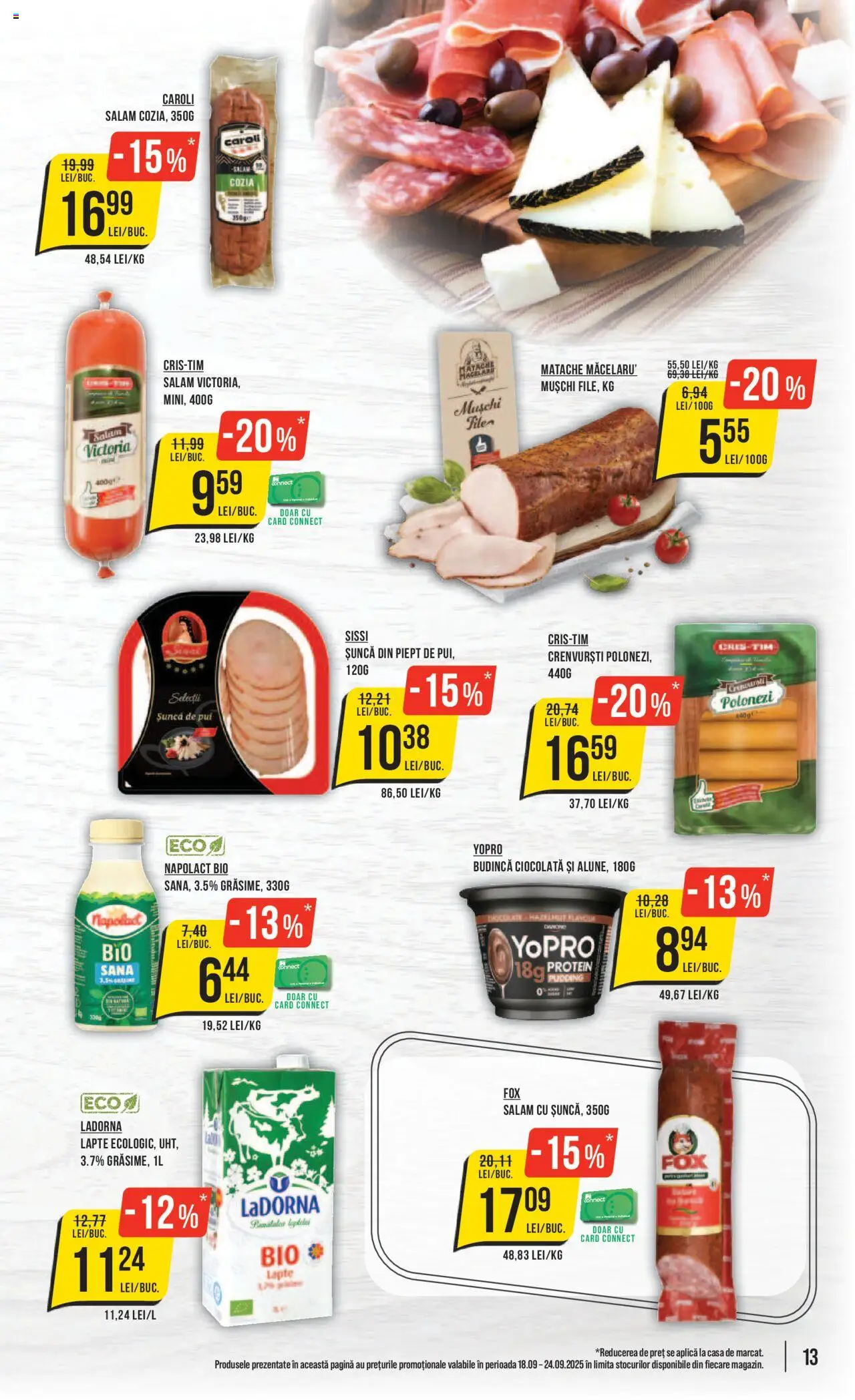 Catalog Mega Image 18 - 23 Septembrie 2025 | Pagina 13 | Produse: Şerit ödül, Filtre kahve makinesi, Ciocolată, Șuncă
