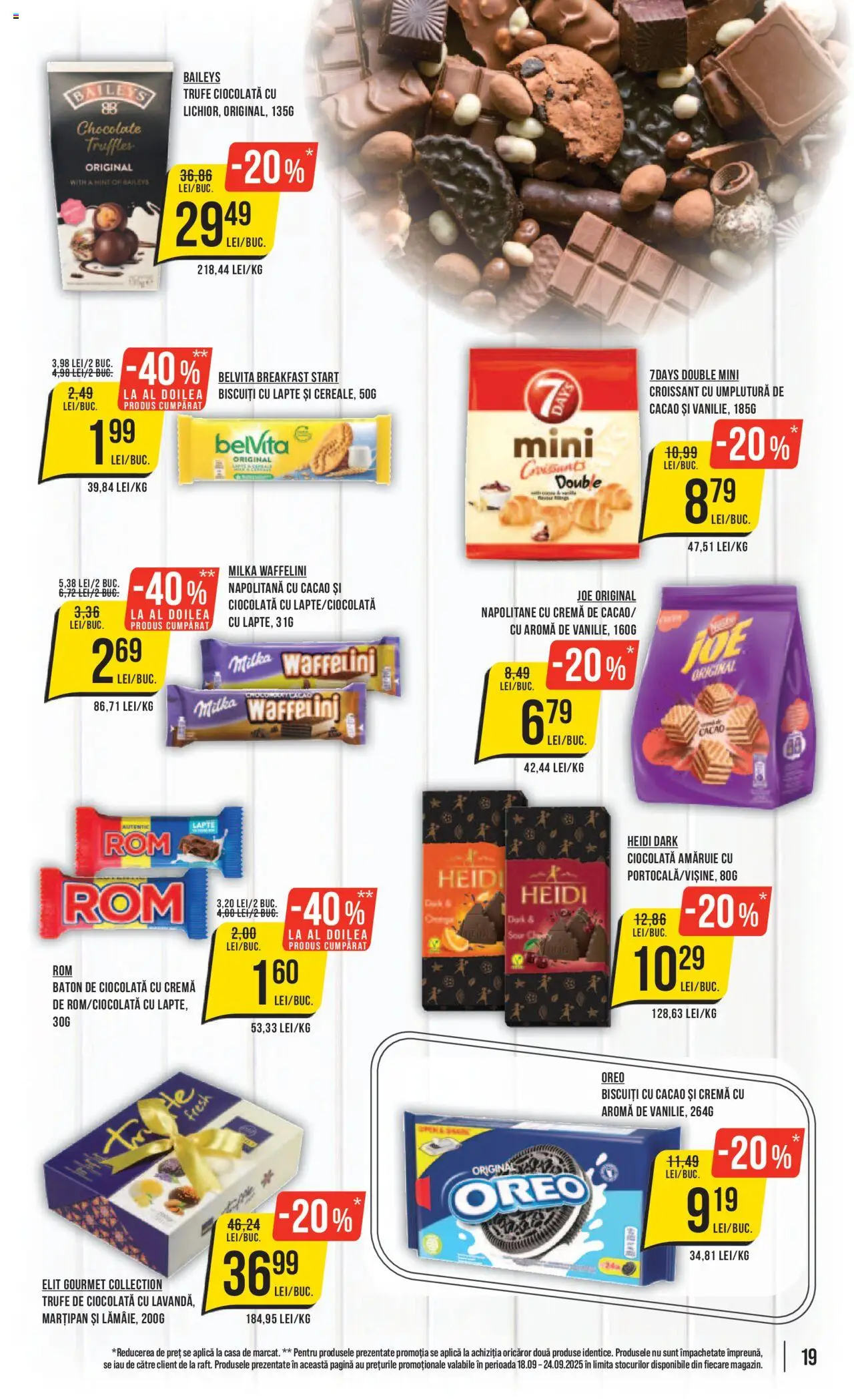 Catalog Mega Image 18 - 23 Septembrie 2025 | Pagina 19 | Produse: Napolitane, Lapte, Ciocolată, Cacao