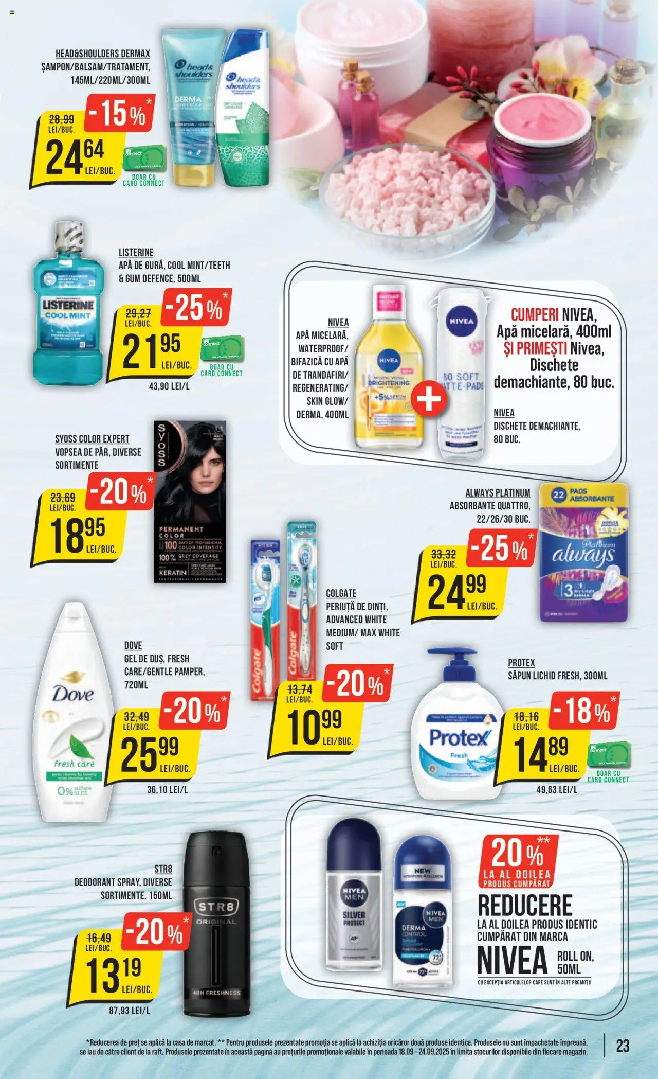 Catalog Mega Image 18 - 23 Septembrie 2025 | Pagina 23 | Produse: Săpun, Deodorant, Absorbante, Apă