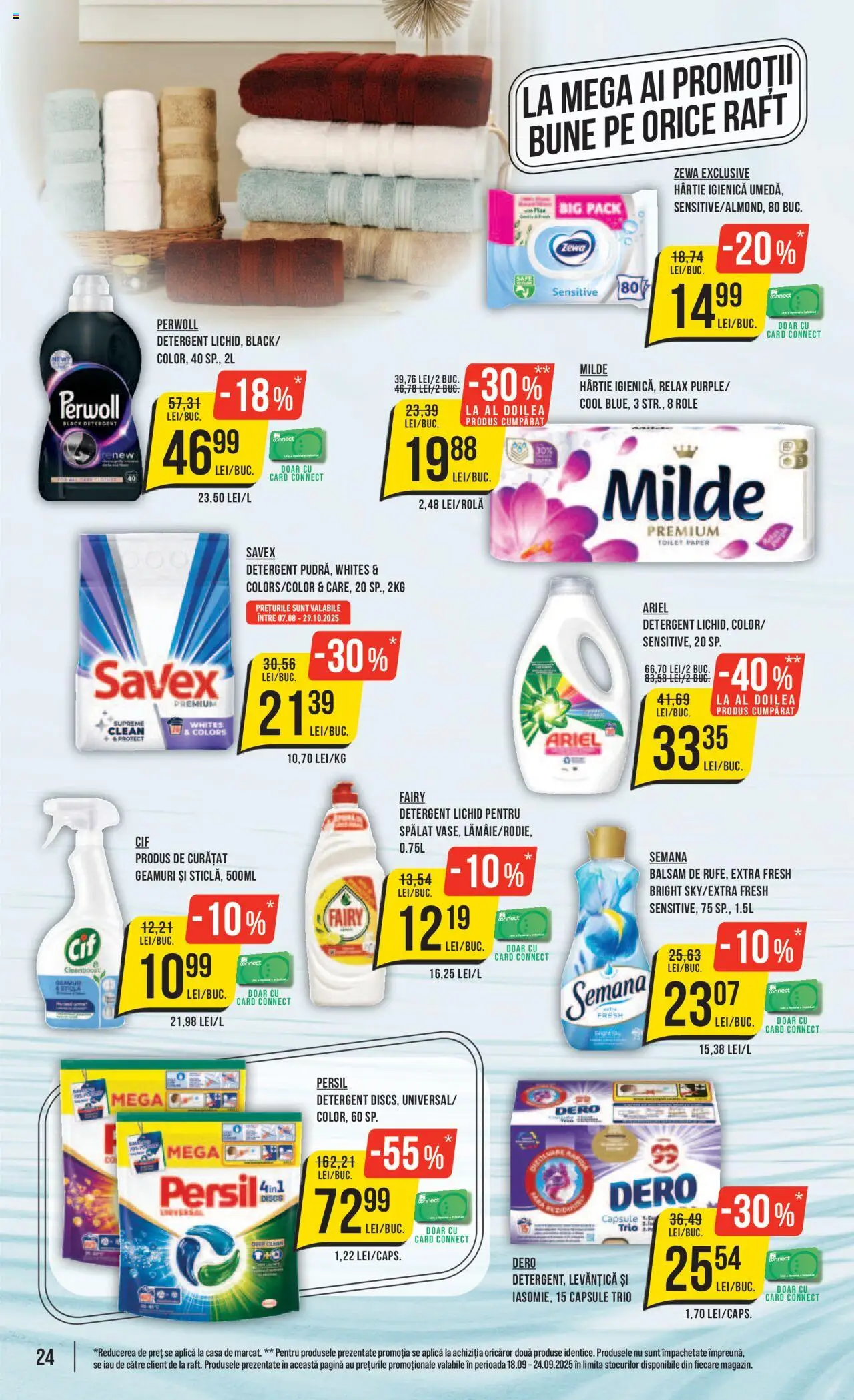Catalog Mega Image 18 - 23 Septembrie 2025 | Pagina 24 | Produse: Pară, Raft, Role, Detergent