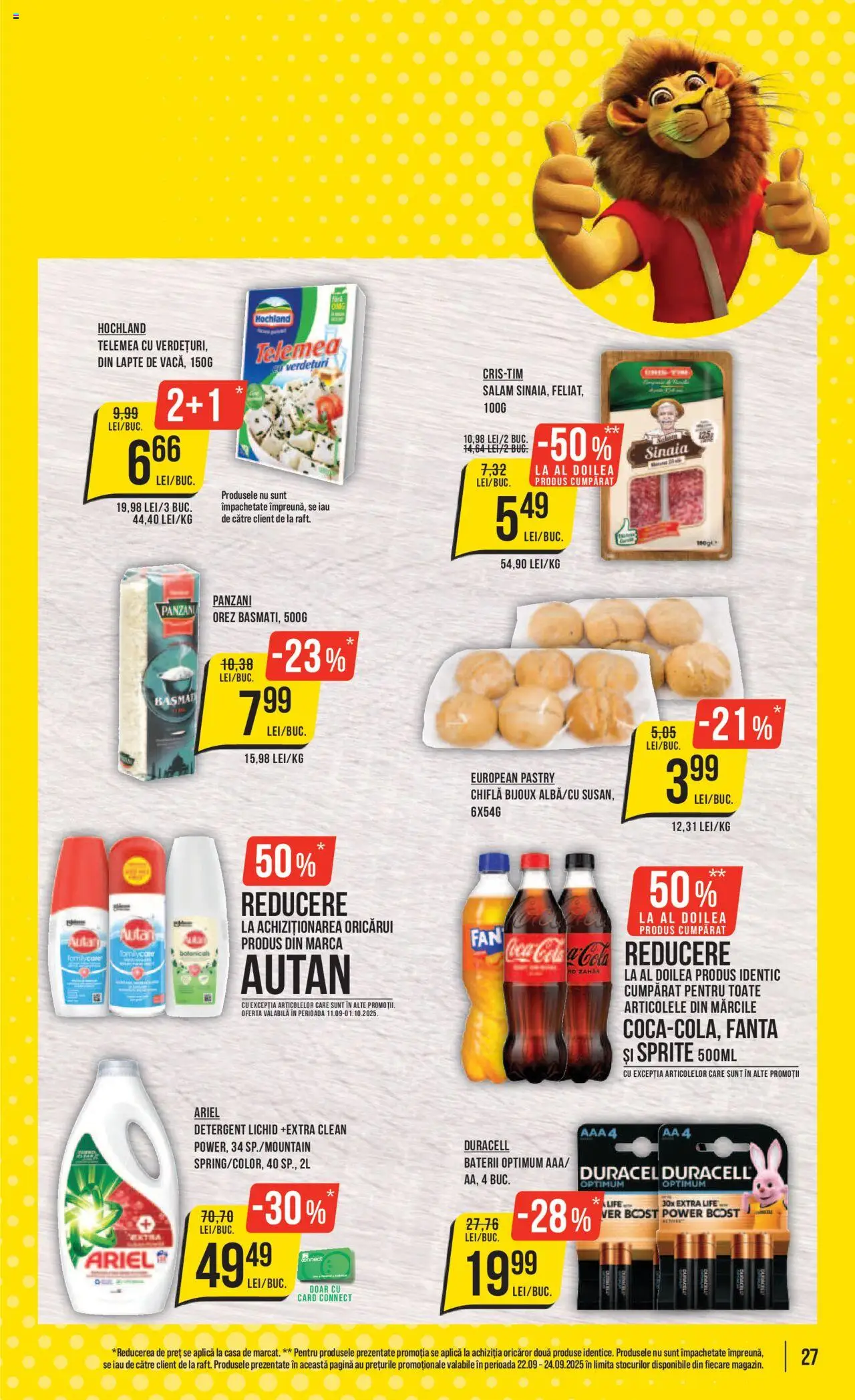 Catalog Mega Image 18 - 23 Septembrie 2025 | Pagina 27 | Produse: Amerikan servis, Lapte, Orez, Detergent