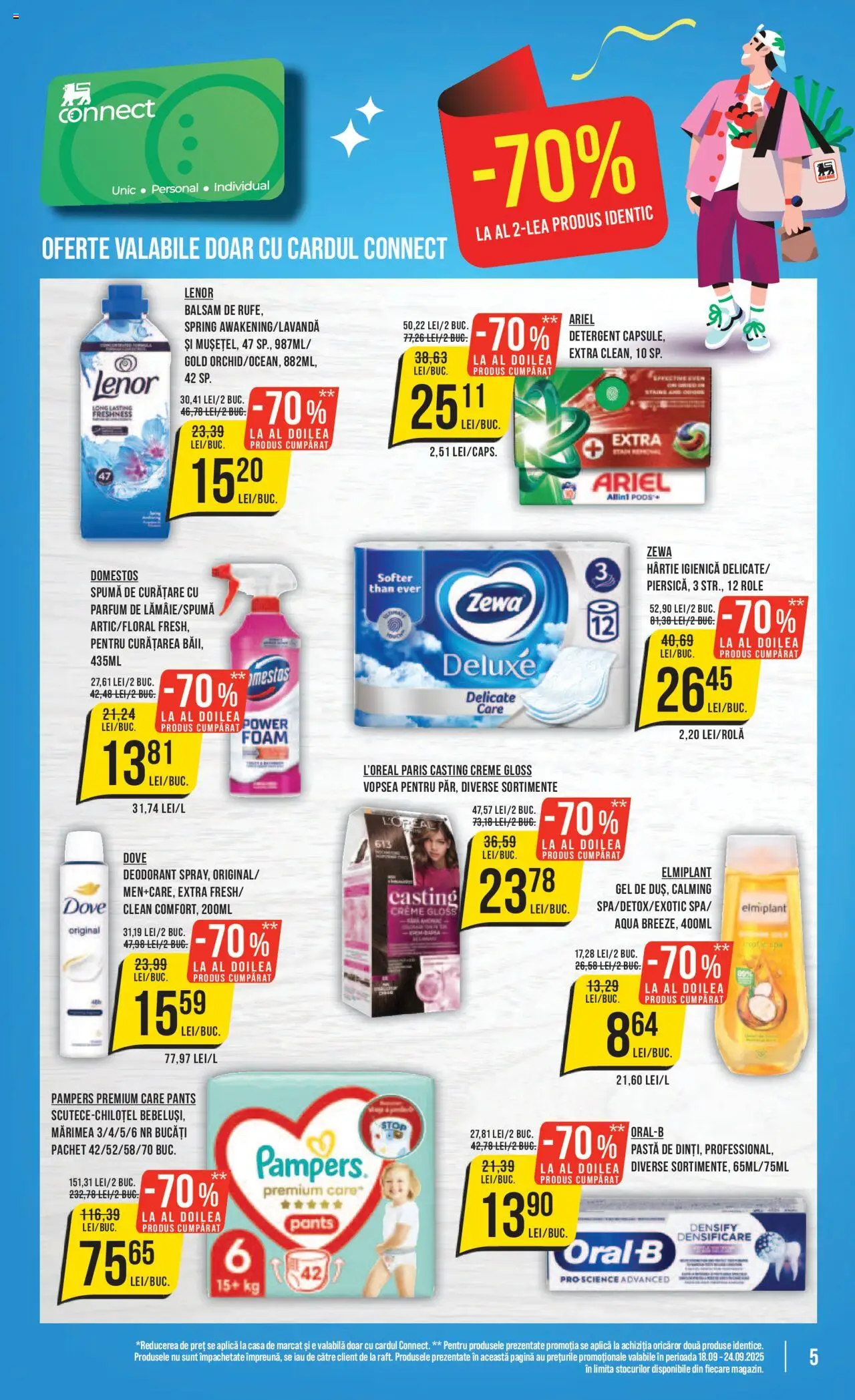 Catalog Mega Image 18 - 23 Septembrie 2025 | Pagina 5 | Produse: Pomelo, Vopsea, Balsam, Detergent