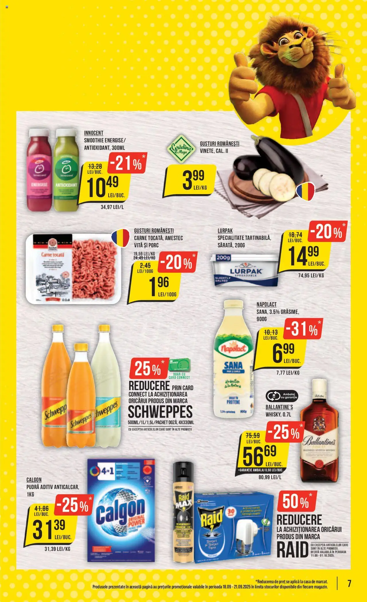 Catalog Mega Image 18 - 23 Septembrie 2025 | Pagina 7 | Produse: Masaüstü kılıfı, Pudră, Kalem ucu, Smoothie
