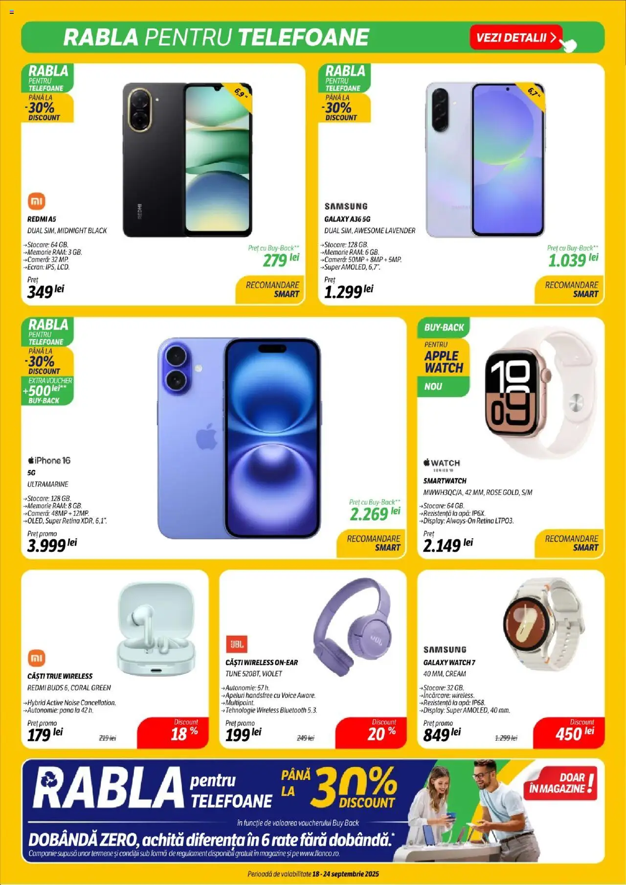 Catalog Flanco 18 - 23 Septembrie 2025 | Pagina 2 | Produse: Memorie, Căști, Apple, Apă