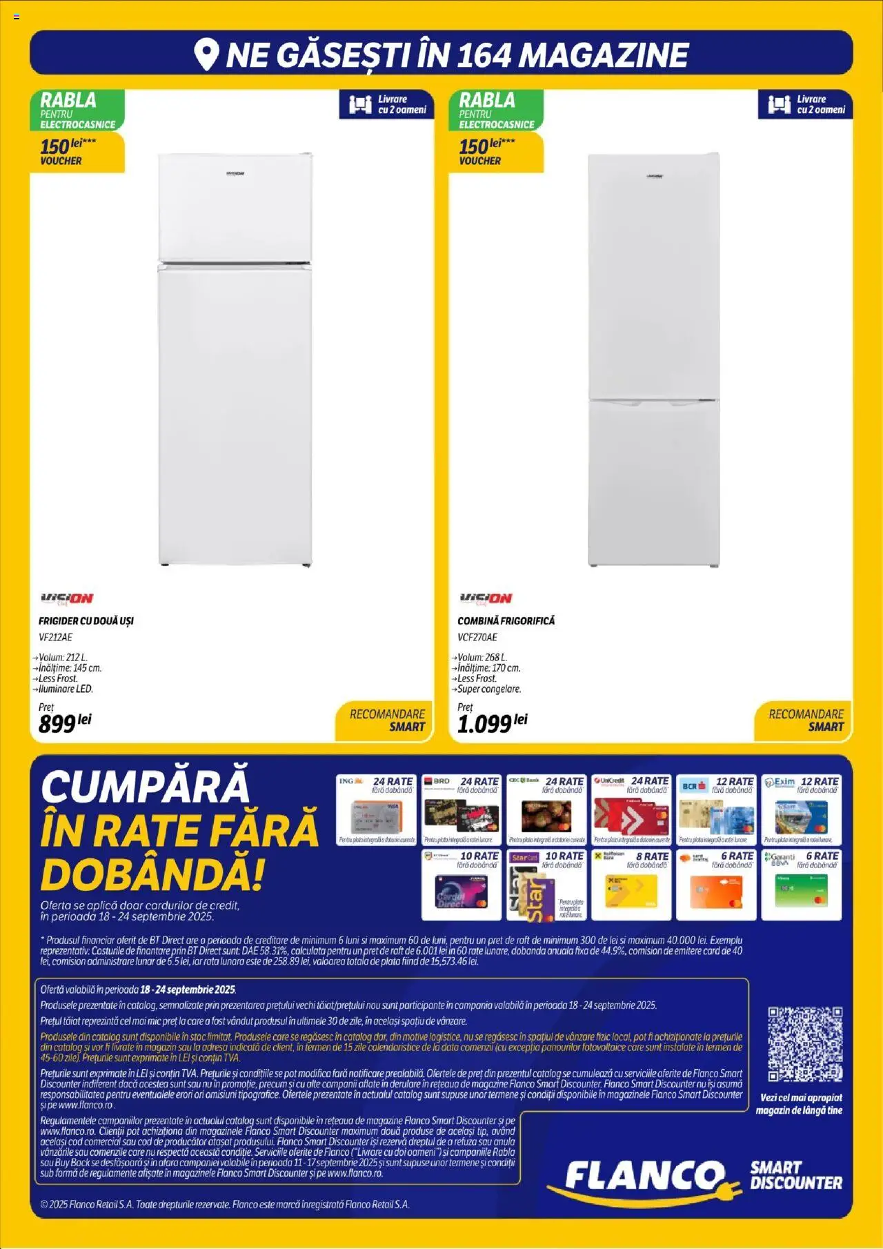 Catalog Flanco 18 - 23 Septembrie 2025 | Pagina 20 | Produse: Frigider, Raft, Rață, Combină frigorifică