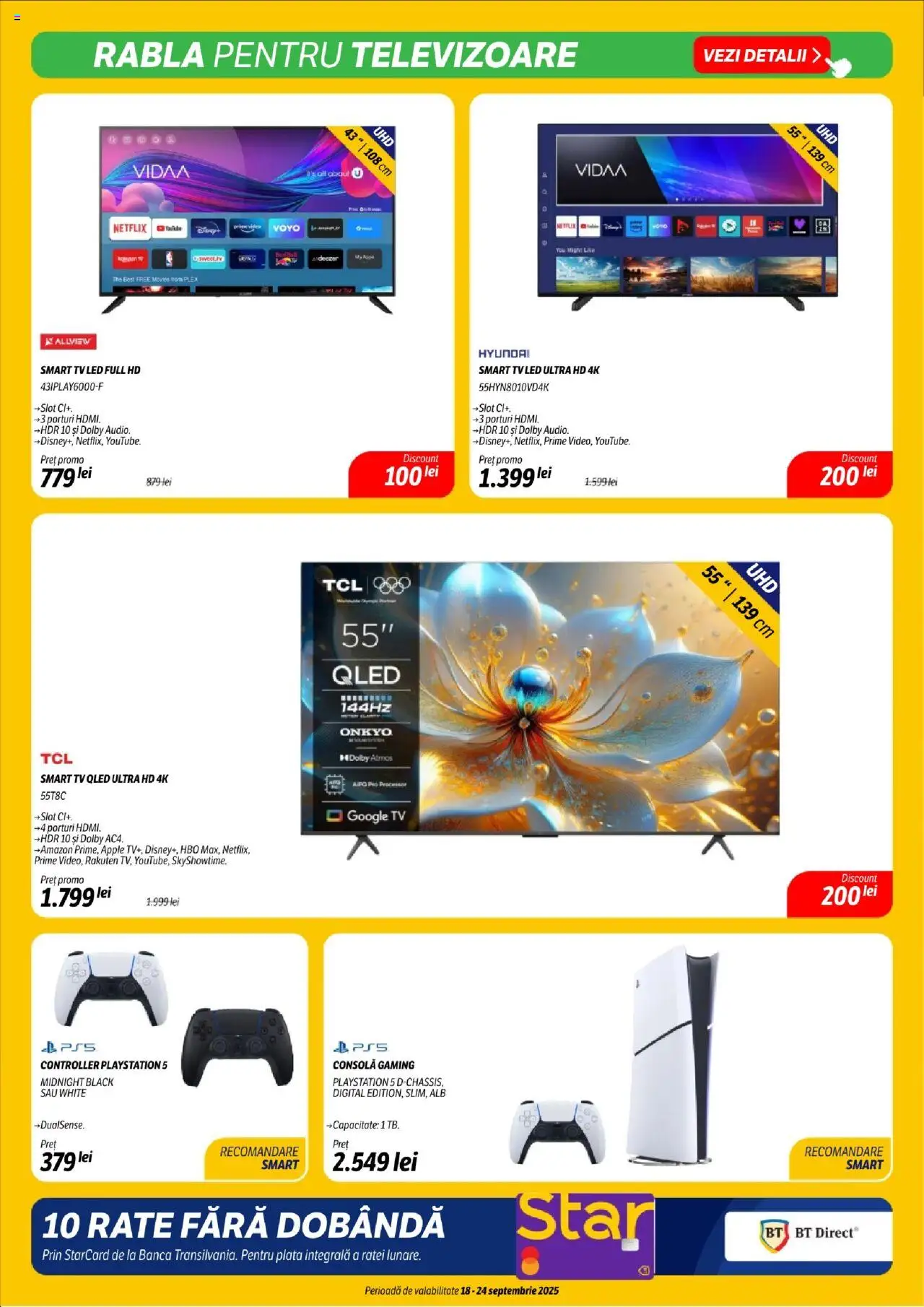 Catalog Flanco 18 - 23 Septembrie 2025 | Pagina 3 | Produse: Playstation, Babak, Bancă, Apple
