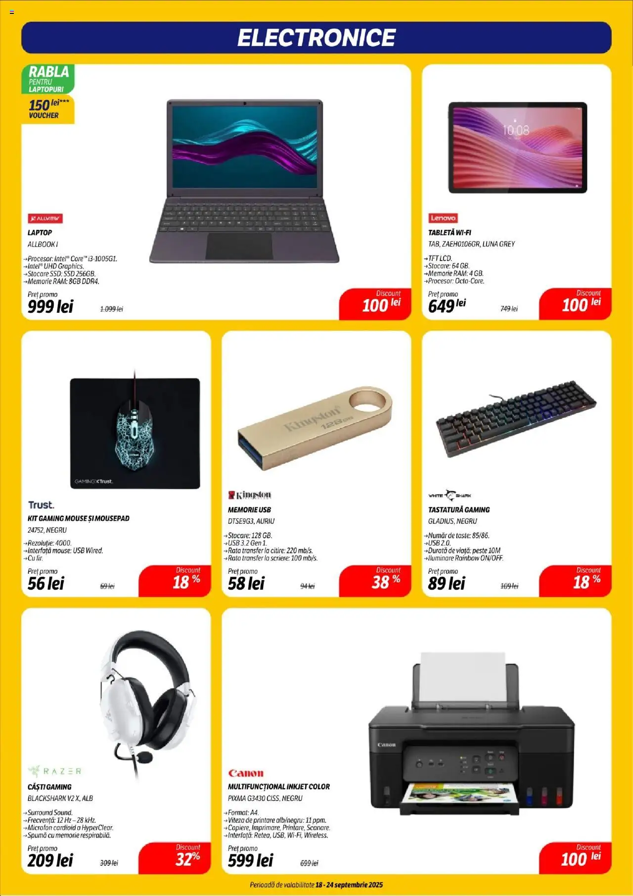 Catalog Flanco 18 - 23 Septembrie 2025 | Pagina 5 | Produse: Laptop, Căști, Rață, Pește