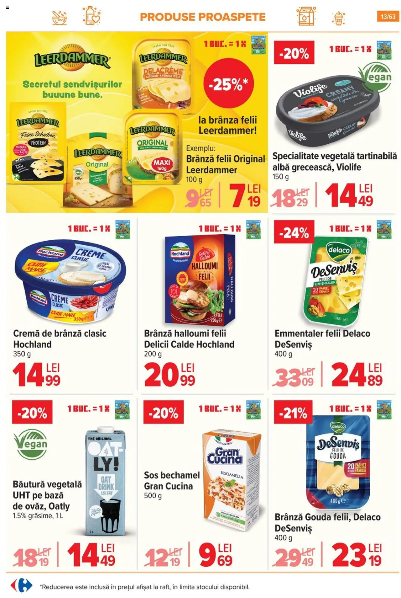 Catalog Carrefour 17 - 29 Septembrie 2025 | Pagina 13 | Produse: Light Kedi Konservesi, Cremă de brânză, Sos, Gouda