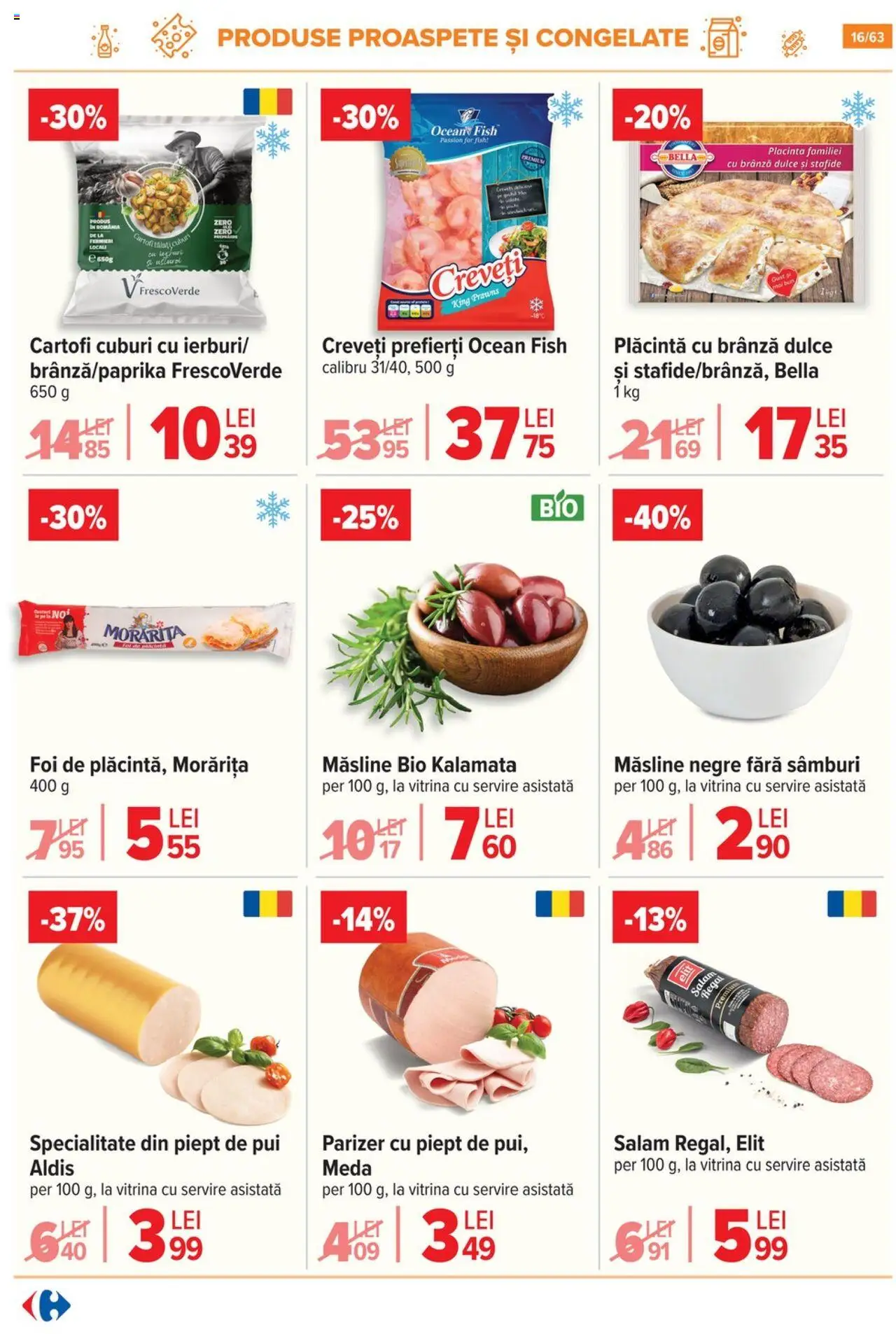 Catalog Carrefour 17 - 29 Septembrie 2025 | Pagina 16 | Produse: Hijyenik ped, Hacıyatmaz Kedi Oyuncağı, Salam, Cartofi