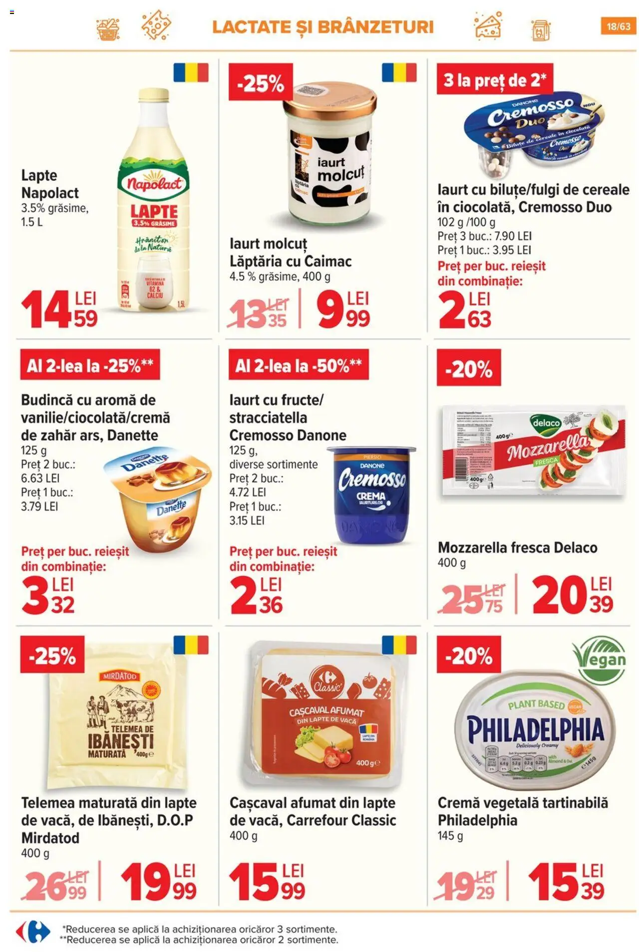 Catalog Carrefour 17 - 29 Septembrie 2025 | Pagina 18 | Produse: Șal, Light Kedi Konservesi, Cașcaval, Iaurt