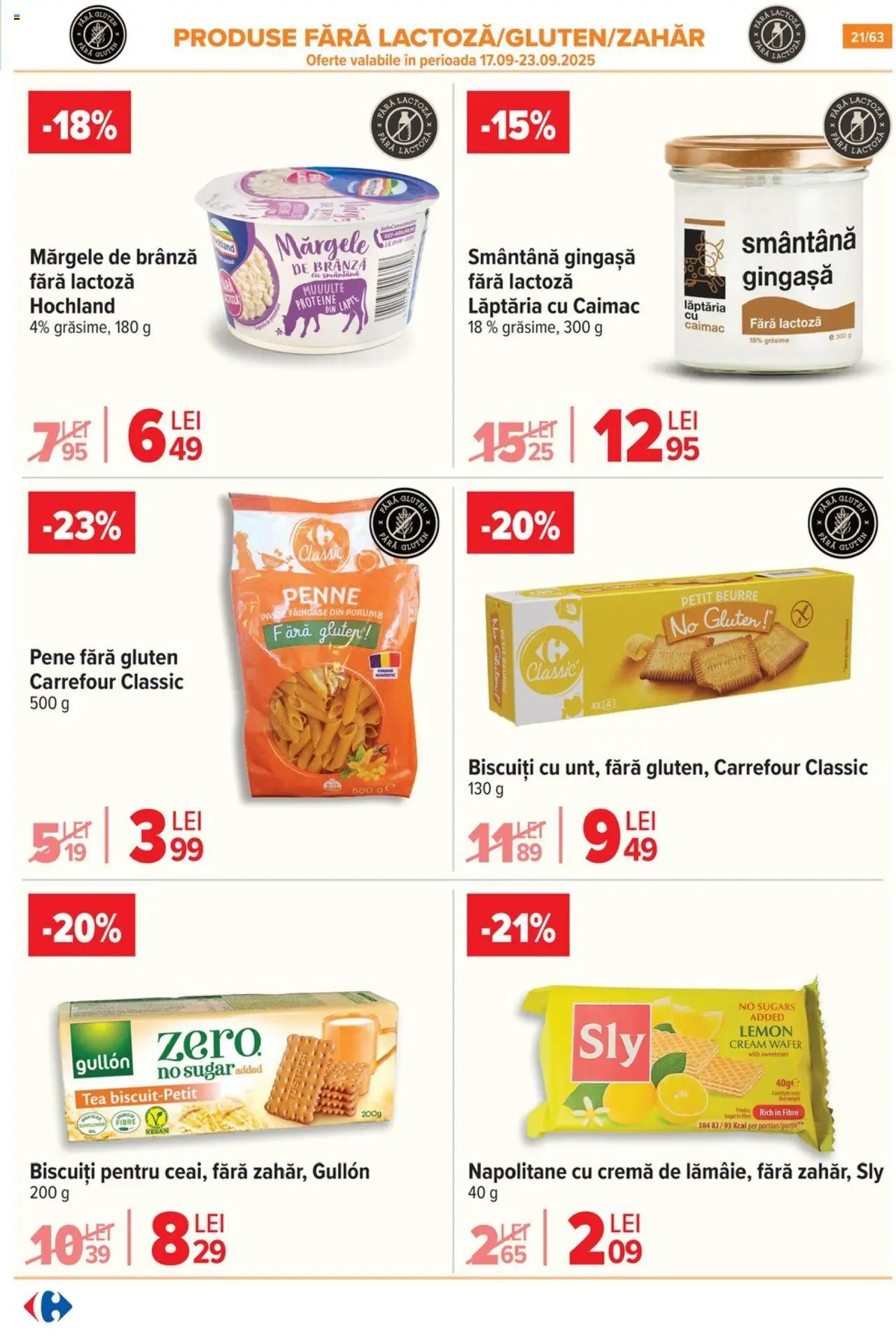 Catalog Carrefour 17 - 29 Septembrie 2025 | Pagina 21 | Produse: Pară, Masaüstü kılıfı, Napolitane, Biscuiți
