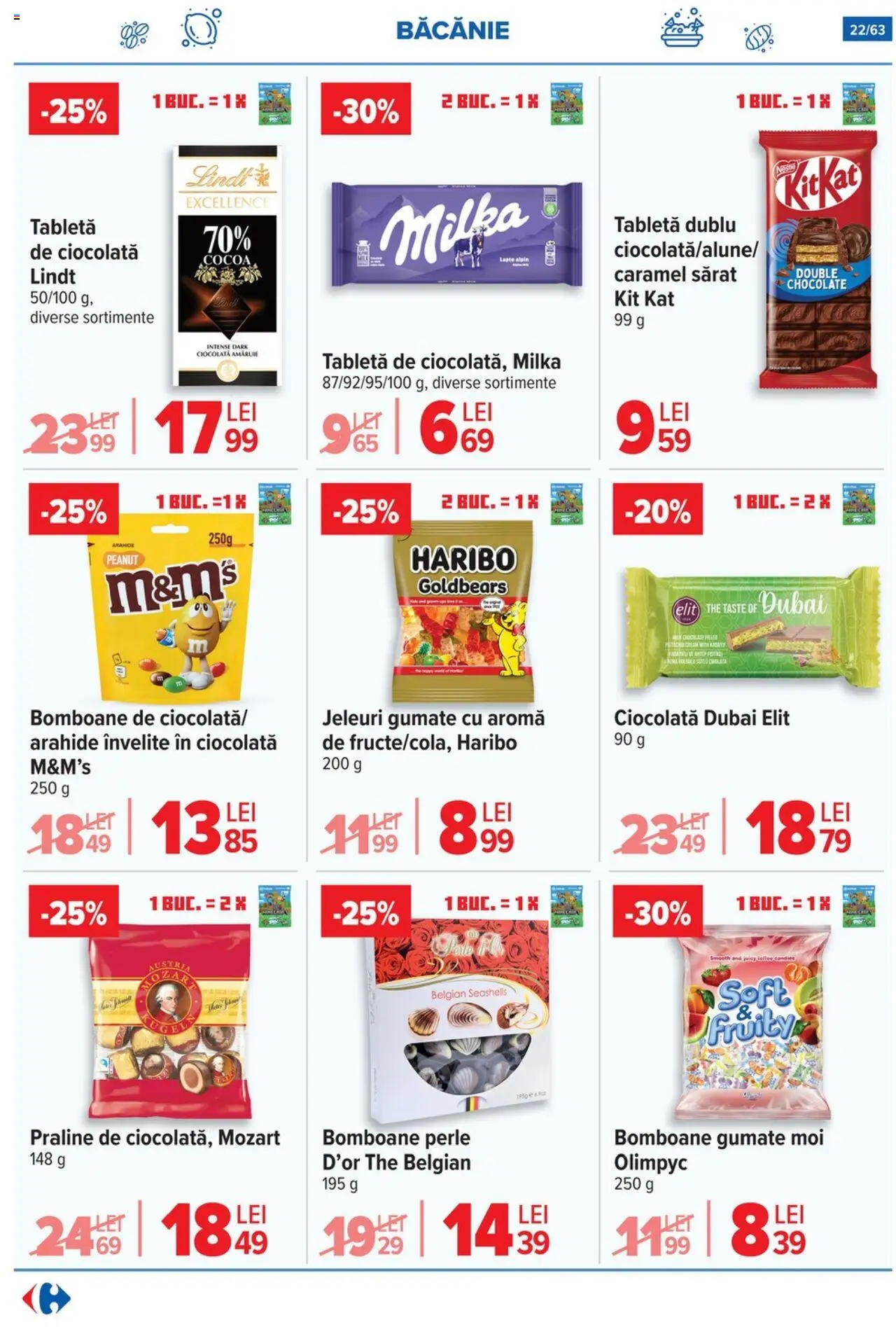 Catalog Carrefour 17 - 29 Septembrie 2025 | Pagina 22 | Produse: Tabletă, Ciocolată, Bomboane, Jeleuri
