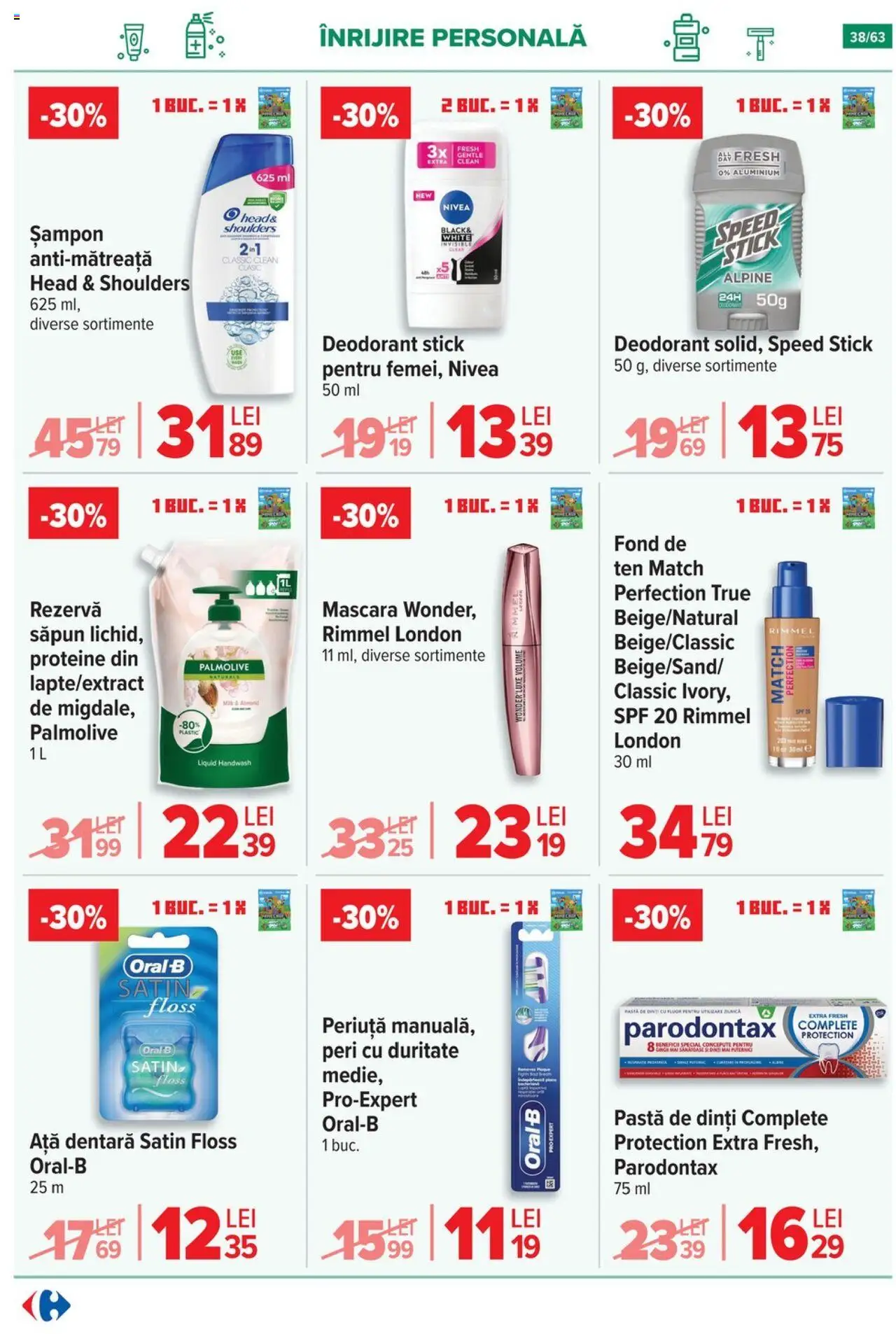 Catalog Carrefour 17 - 29 Septembrie 2025 | Pagina 38 | Produse: Pomelo, Masaüstü kılıfı, Mascara, Șampon