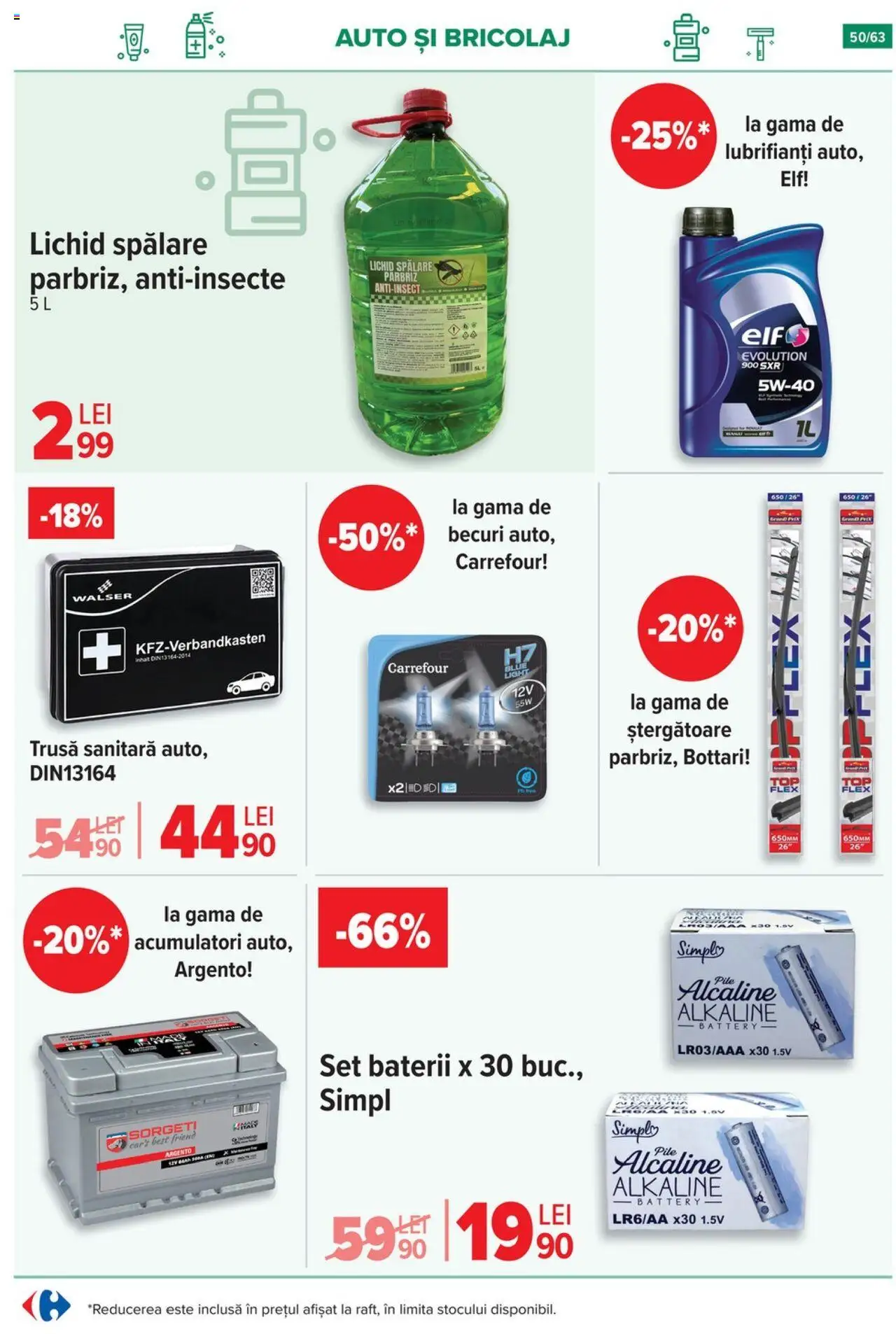 Catalog Carrefour 17 - 29 Septembrie 2025 | Pagina 50 | Produse: Baterii
