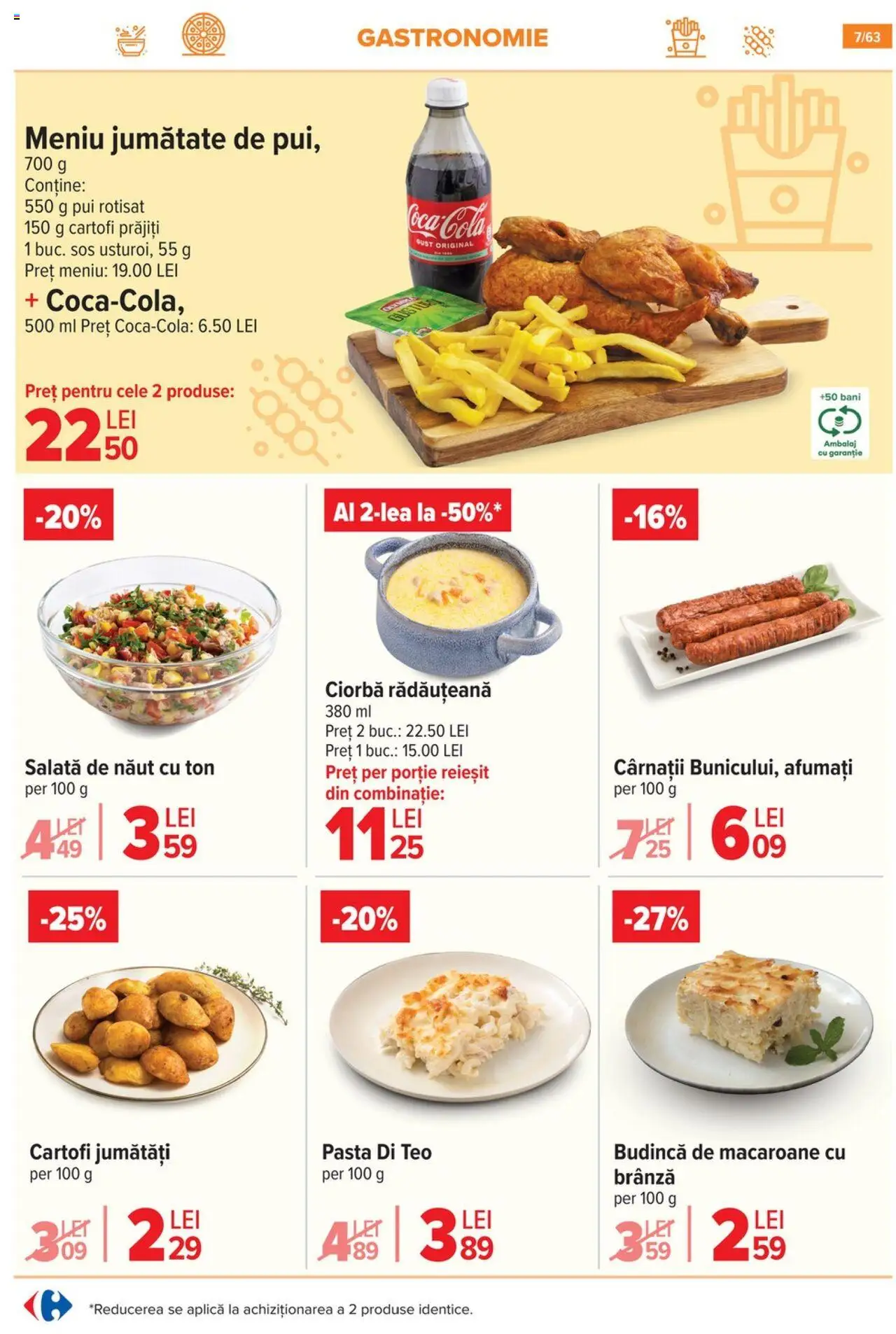 Catalog Carrefour 17 - 29 Septembrie 2025 | Pagina 7 | Produse: Hacıyatmaz Kedi Oyuncağı, Brânză, Salată, Cartofi