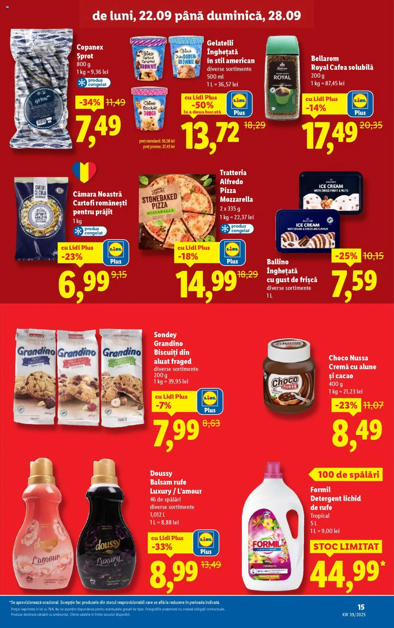 Catalog LIDL 22 - 27 Septembrie 2025 | Pagina 15 | Produse: Aluat, Balsam, Detergent, Cartofi