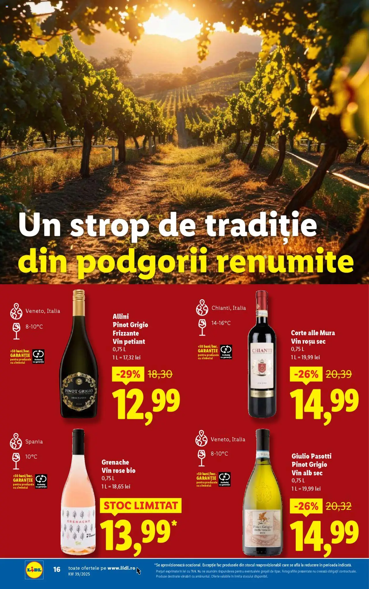 Catalog LIDL 22 - 27 Septembrie 2025 | Pagina 16 | Produse: Şerit ödül, Vin