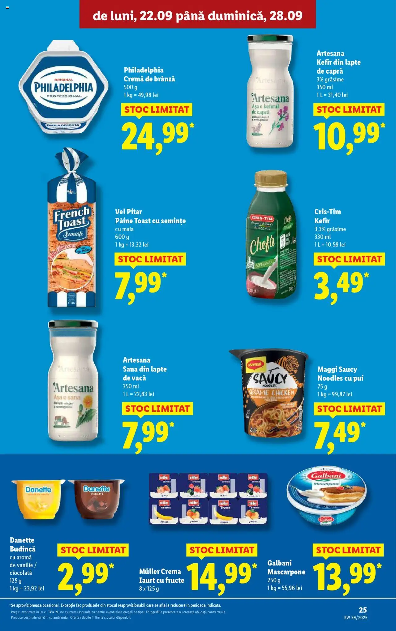 Catalog LIDL 22 - 27 Septembrie 2025 | Pagina 25 | Produse: Hacıyatmaz Kedi Oyuncağı, Cremă, Pâine, Fructe
