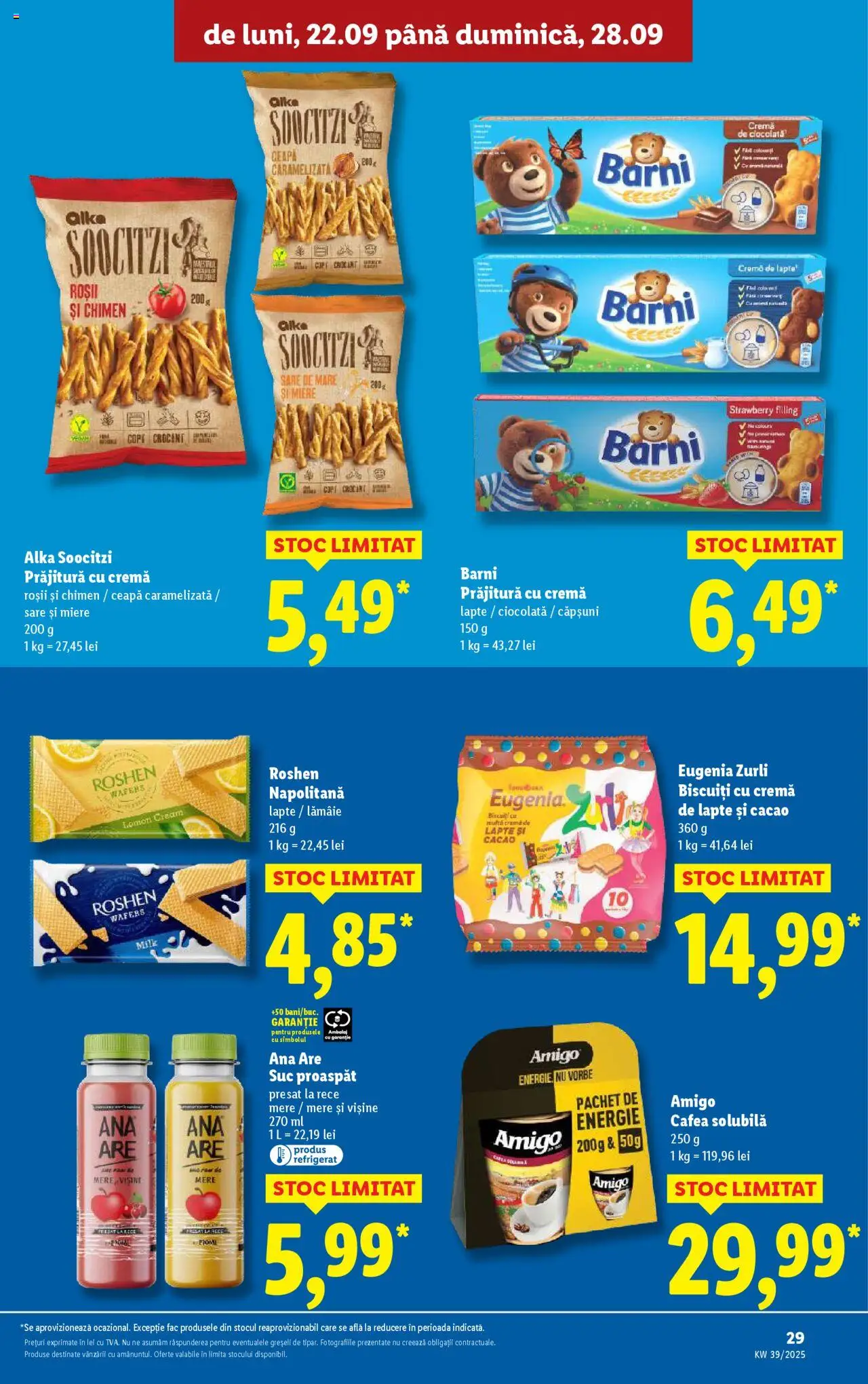Catalog LIDL 22 - 27 Septembrie 2025 | Pagina 29 | Produse: Lapte, Suc, Mere, Biscuiți