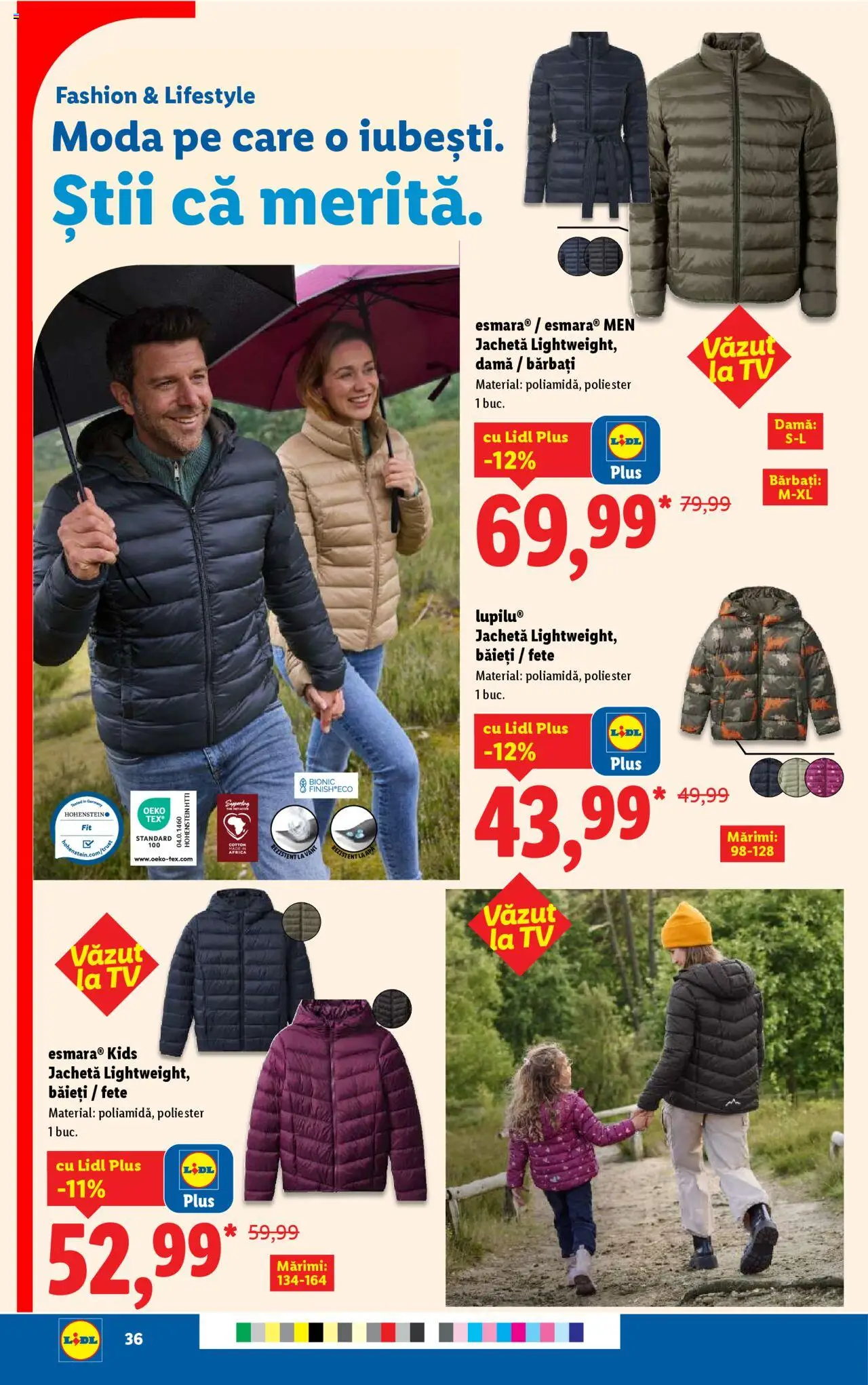 Catalog LIDL 22 - 27 Septembrie 2025 | Pagina 36 | Produse: Jachetă