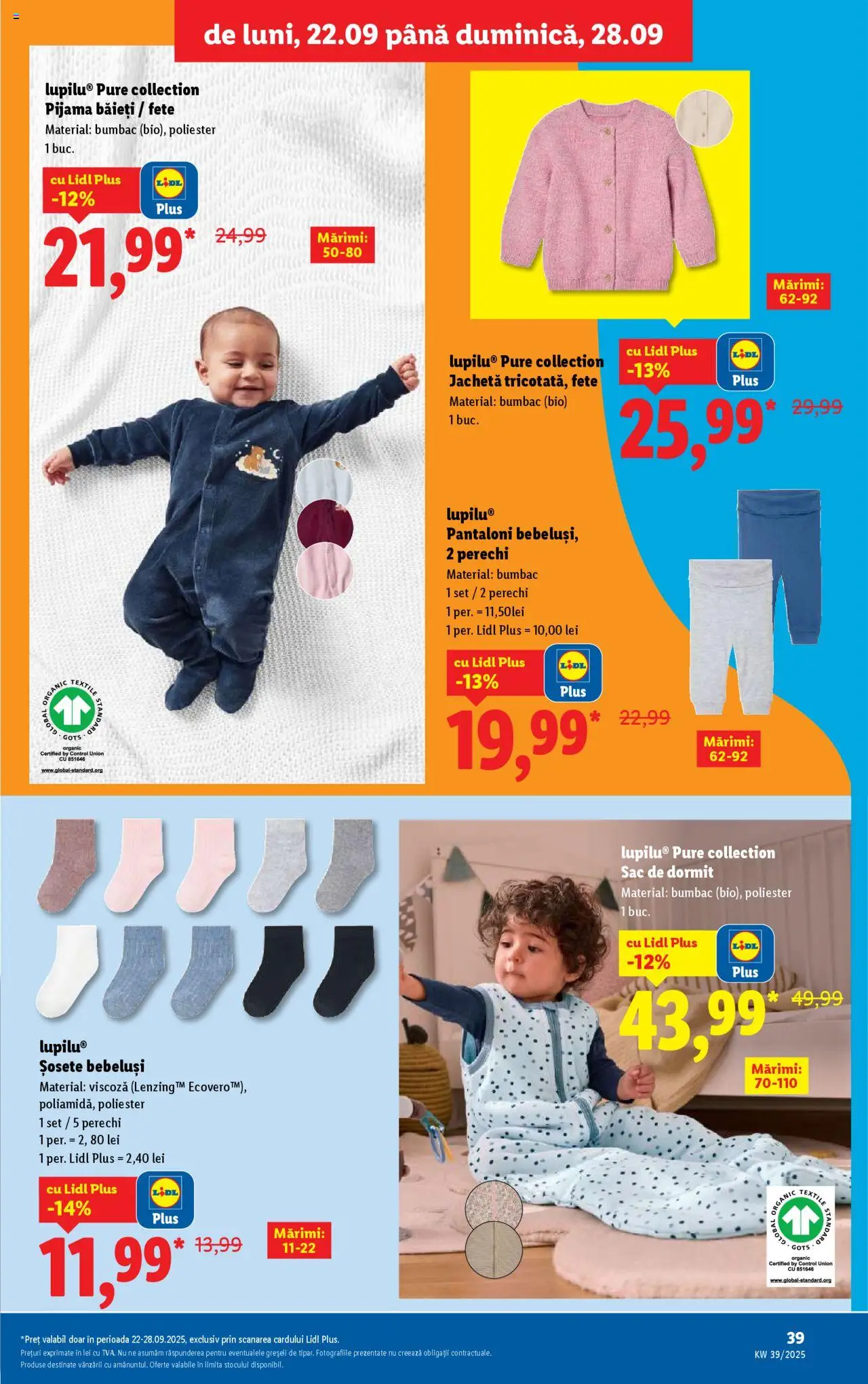 Catalog LIDL 22 - 27 Septembrie 2025 | Pagina 39 | Produse: Cardigan, Jachetă, Pantaloni, Șosete