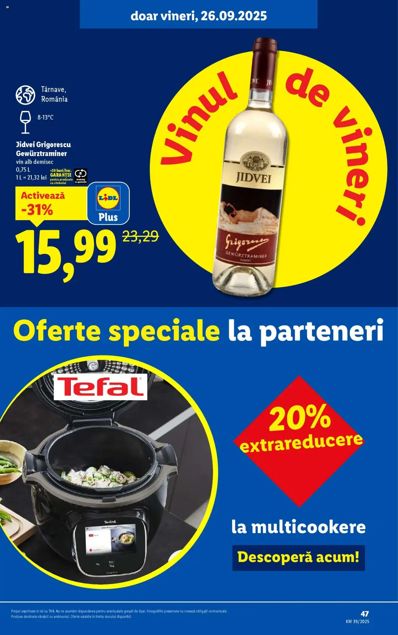 Catalog LIDL 22 - 27 Septembrie 2025 | Pagina 47 | Produse: Vin