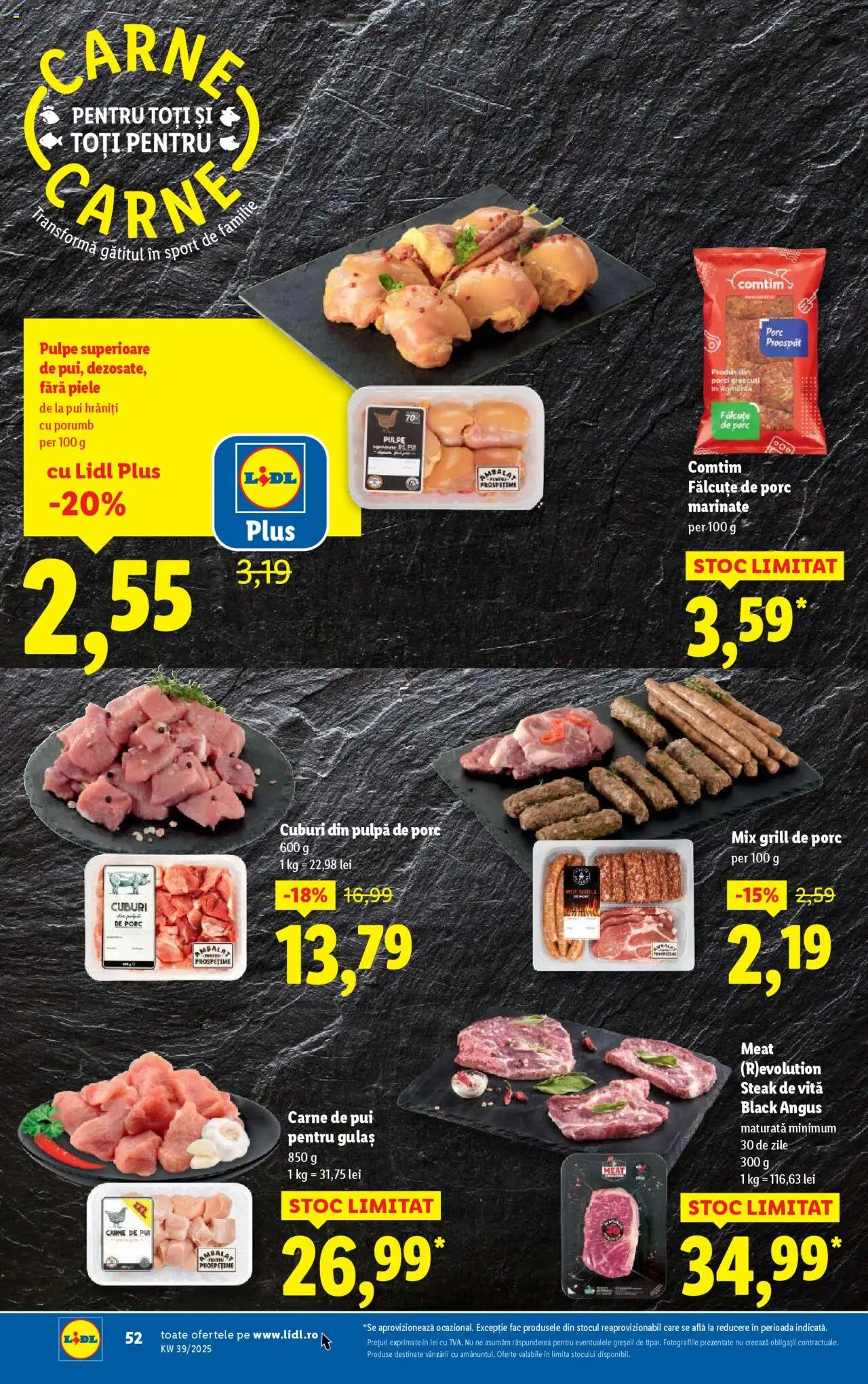 Catalog LIDL 22 - 27 Septembrie 2025 | Pagina 52 | Produse: Grill, Hacıyatmaz Kedi Oyuncağı, Gulaș, Porumb