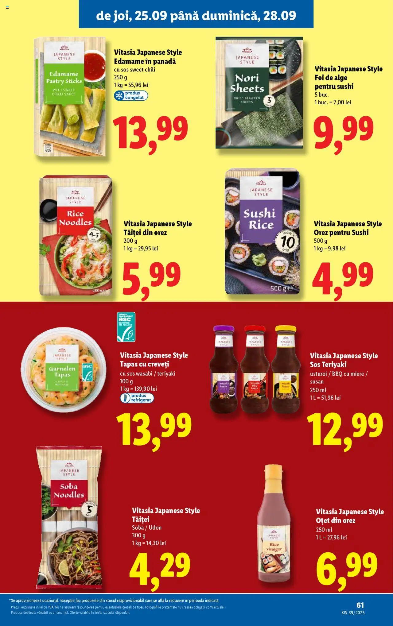 Catalog LIDL 22 - 27 Septembrie 2025 | Pagina 61 | Produse: Delgeç, Sobă, Oțet, Orez