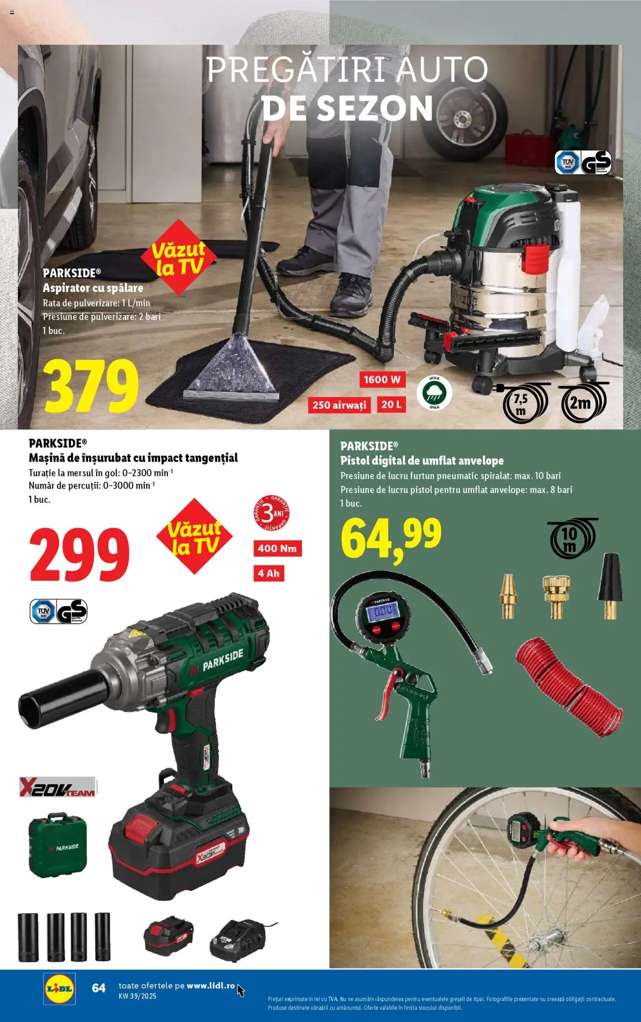 Catalog LIDL 22 - 27 Septembrie 2025 | Pagina 64 | Produse: Aspirator, Rață, Peluş Köpek Yatağı