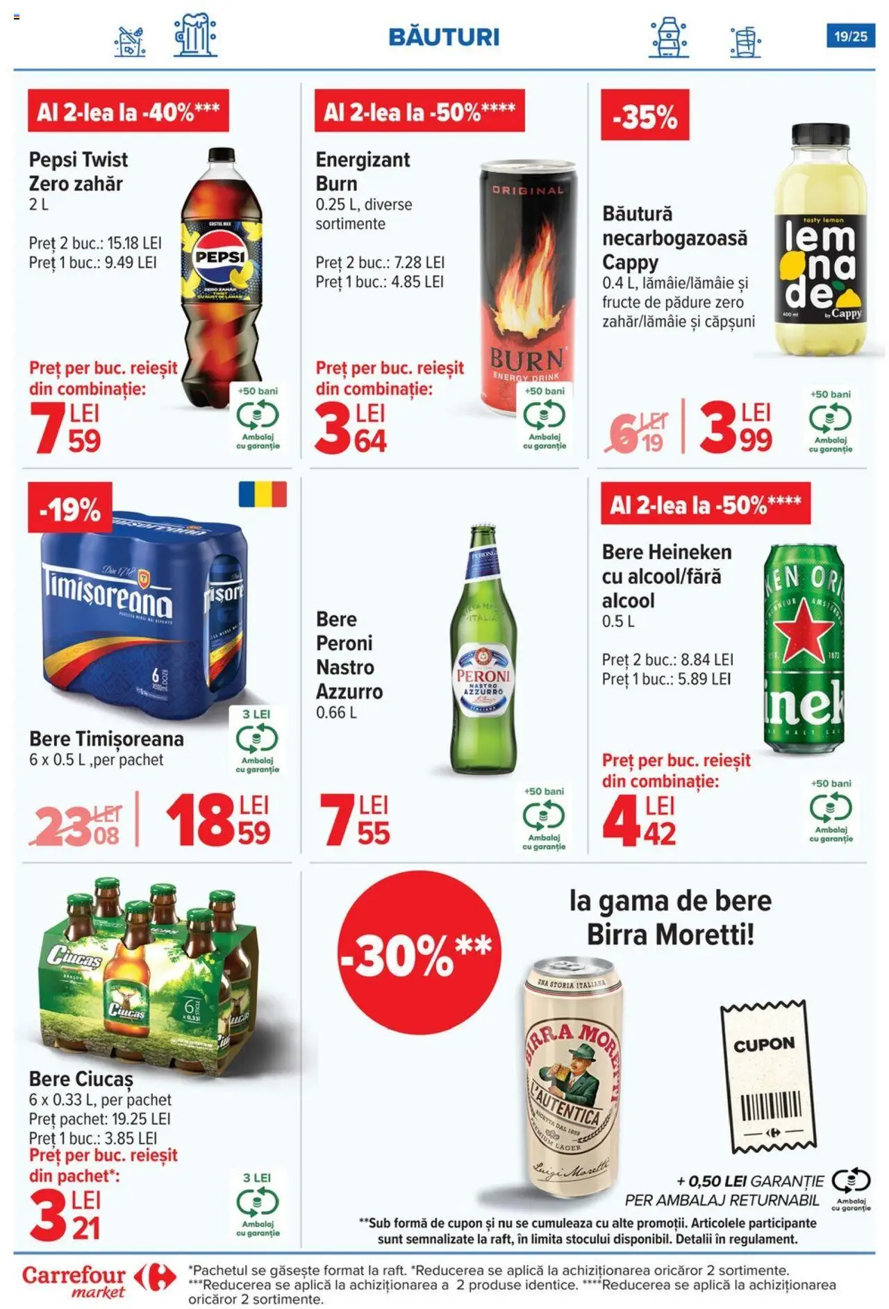 Catalog Carrefour 17 - 29 Septembrie 2025 | Pagina 19 | Produse: Bere, Căpșuni, Fructe, Zahăr