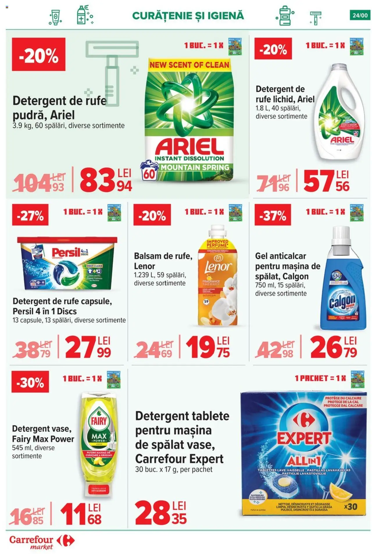 Catalog Carrefour 17 - 29 Septembrie 2025 | Pagina 24 | Produse: Pomelo, Balsam, Detergent