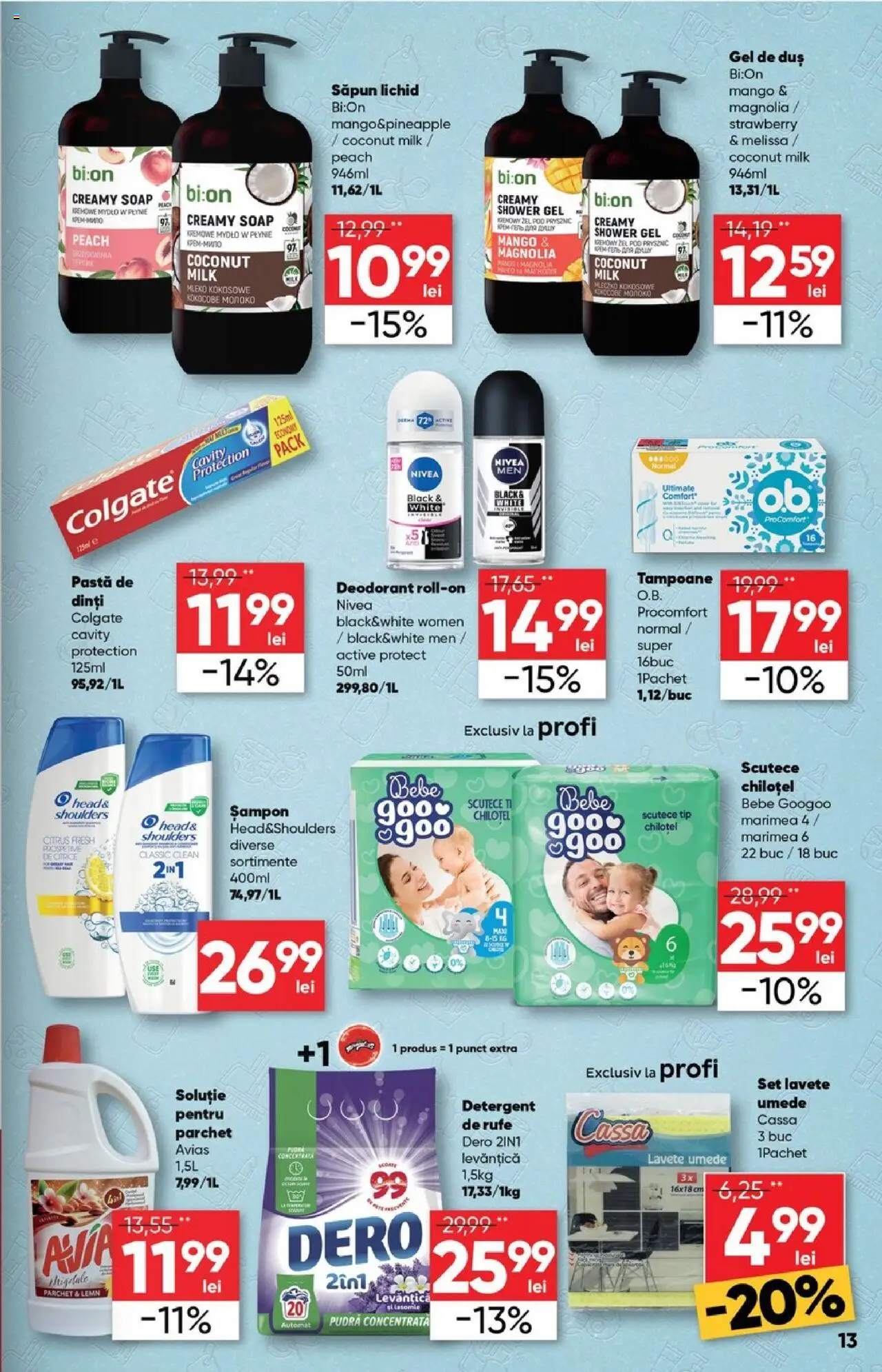 Catalog Profi 17 - 29 Septembrie 2025 | Pagina 13 | Produse: Pomelo, Parchet, Scutece, Tampoane
