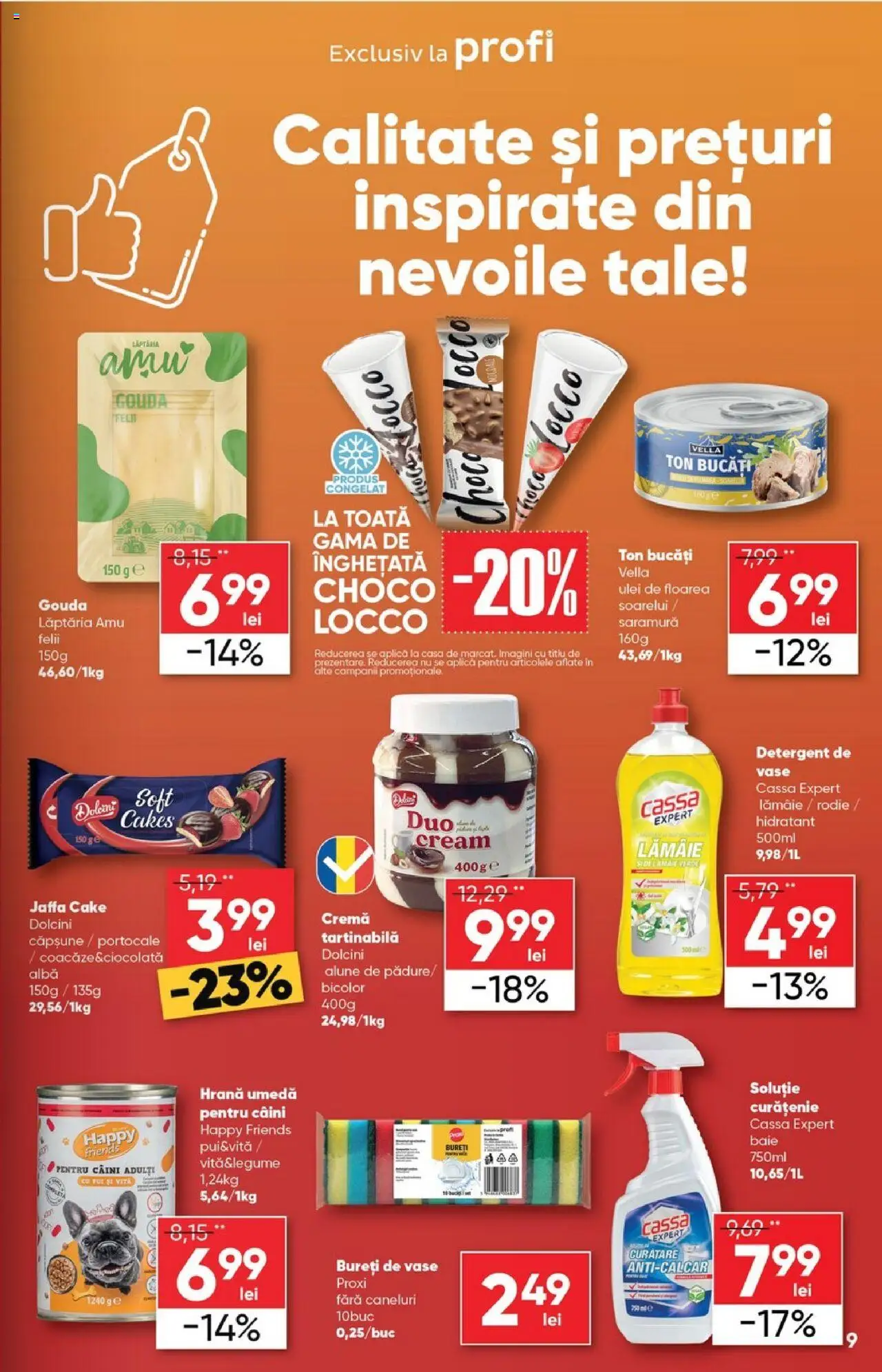 Catalog Profi 17 - 29 Septembrie 2025 | Pagina 9 | Produse: Cremă, Ulei, Înghețată, Gouda