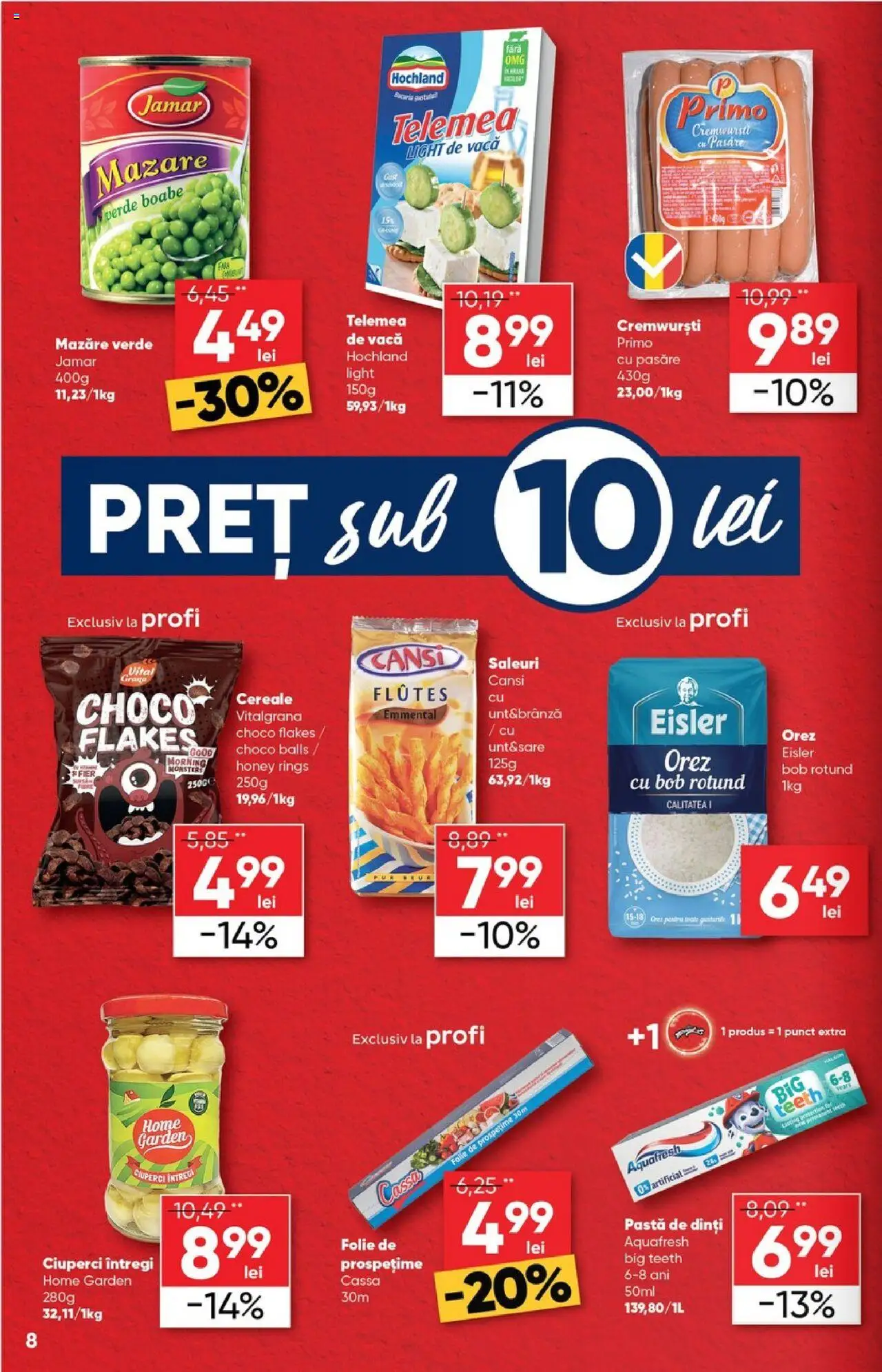 Catalog Profi 17 - 29 Septembrie 2025 | Pagina 8 | Produse: Ciuperci, Orez, Pastă de dinți, Cereale